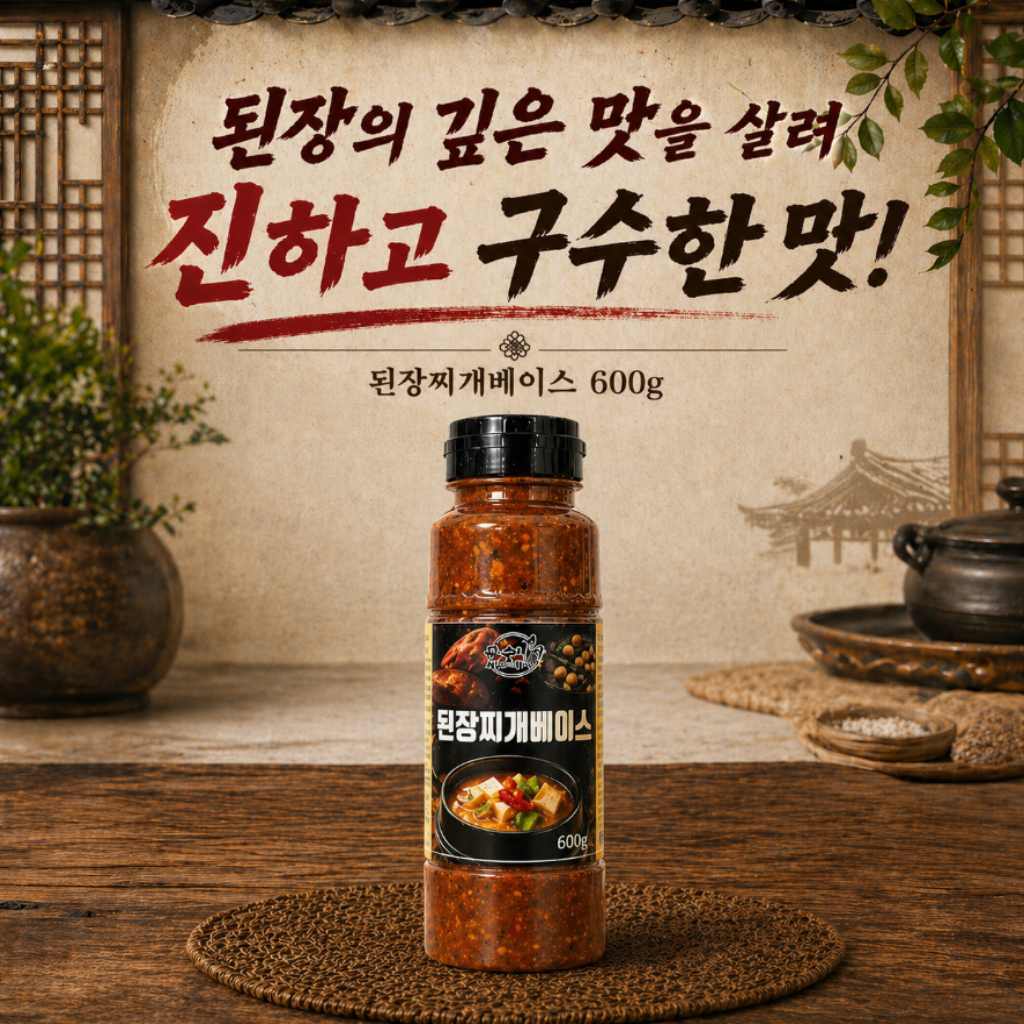 된장찌개베이스 600g|육수나라소스천국 간편 된장찌개 소스