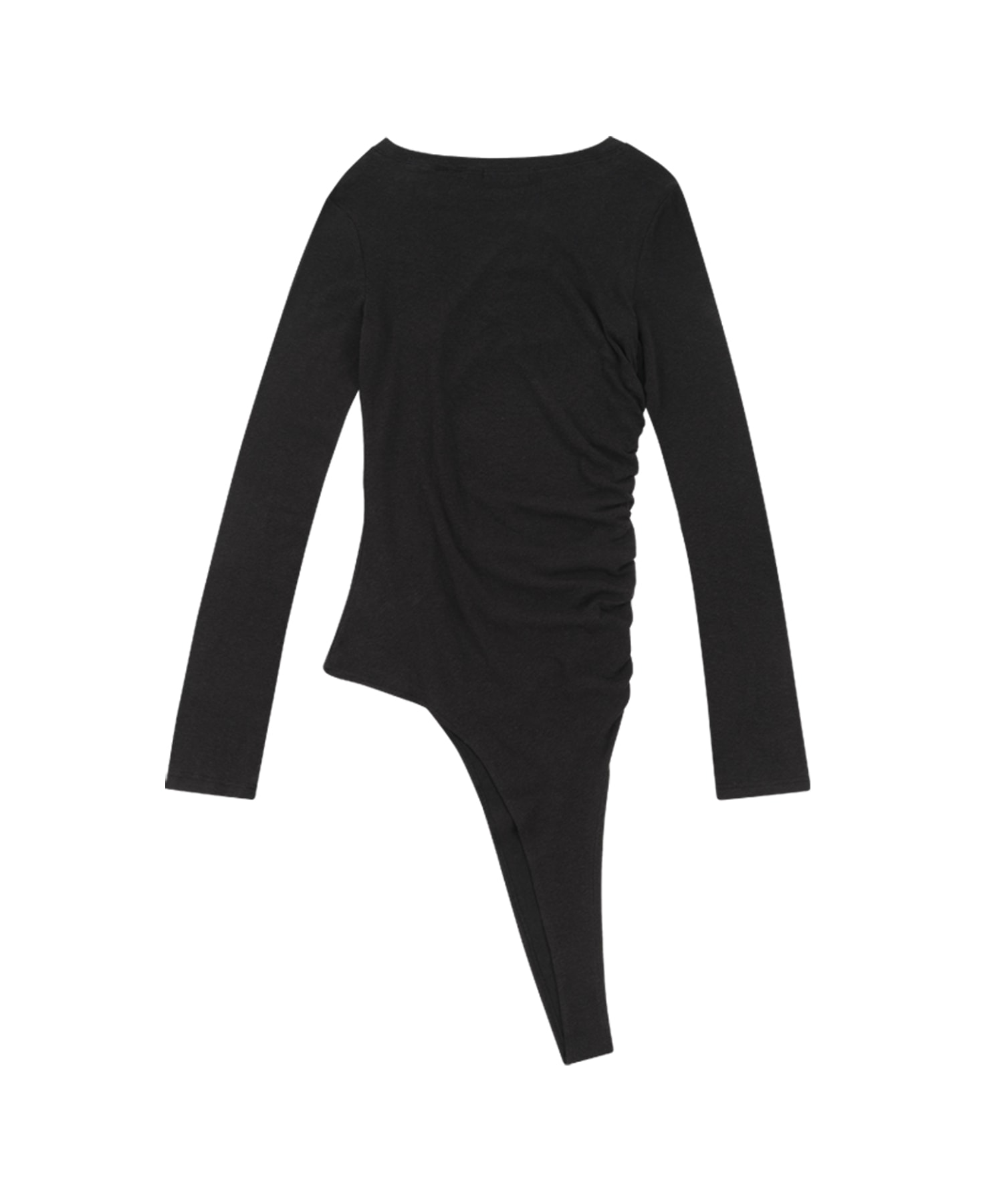 [Restock 10.6] Cut-Out Slash Zip Longsleeve Black