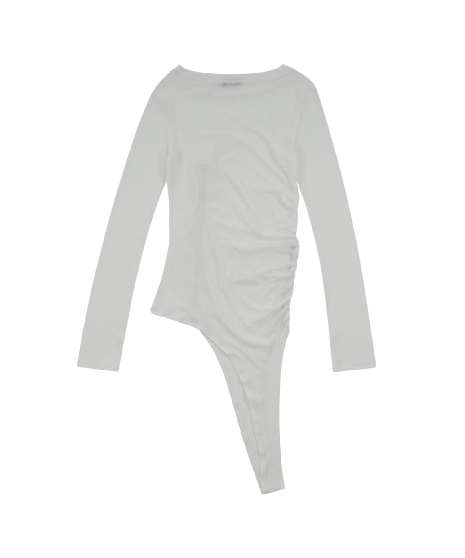 [Restock 10.13] Cut-Out Slash Zip Longsleeve Ivory