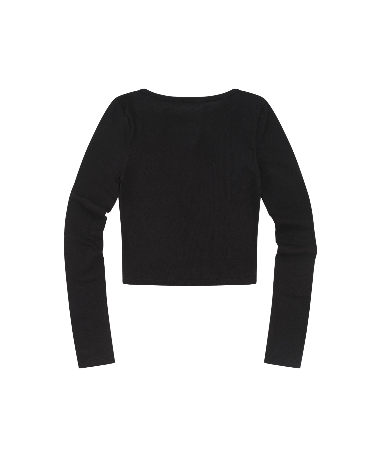 Distressed Braided Longsleeve Black