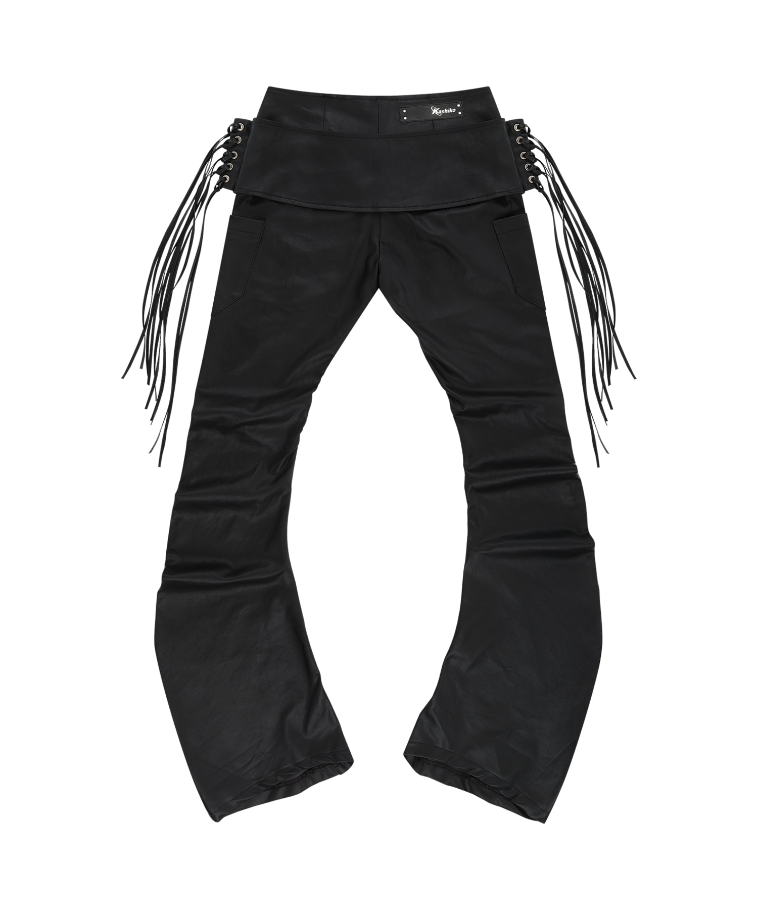Fringe Coated Jeans