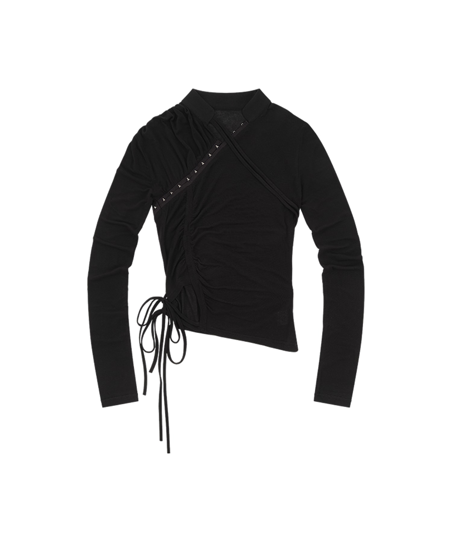 [Restock 10.1] Mandarin Collar Hook Longsleeve
