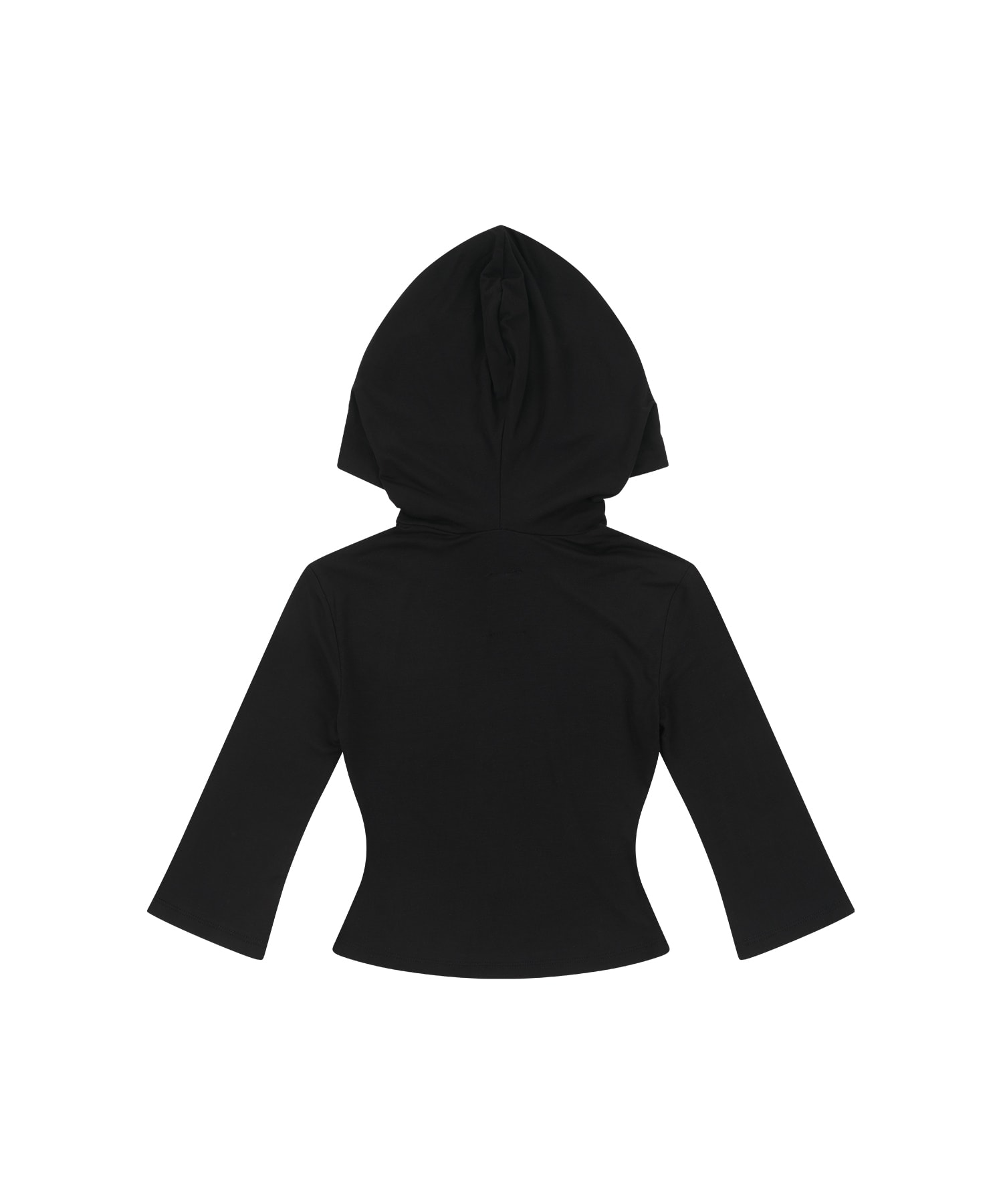 Zen Angel Hoodie Top Black