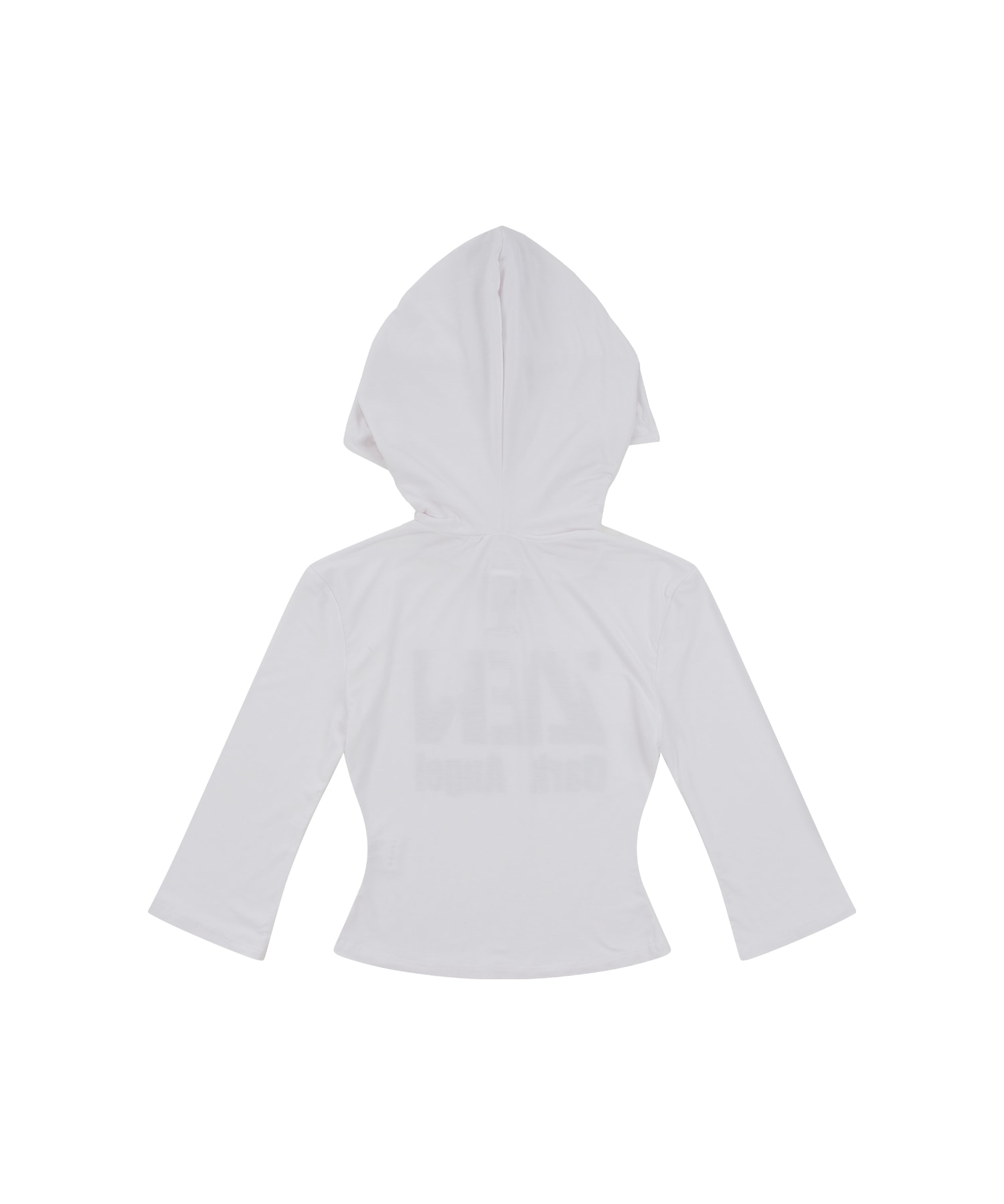 Zen Angel Hoodie Top White