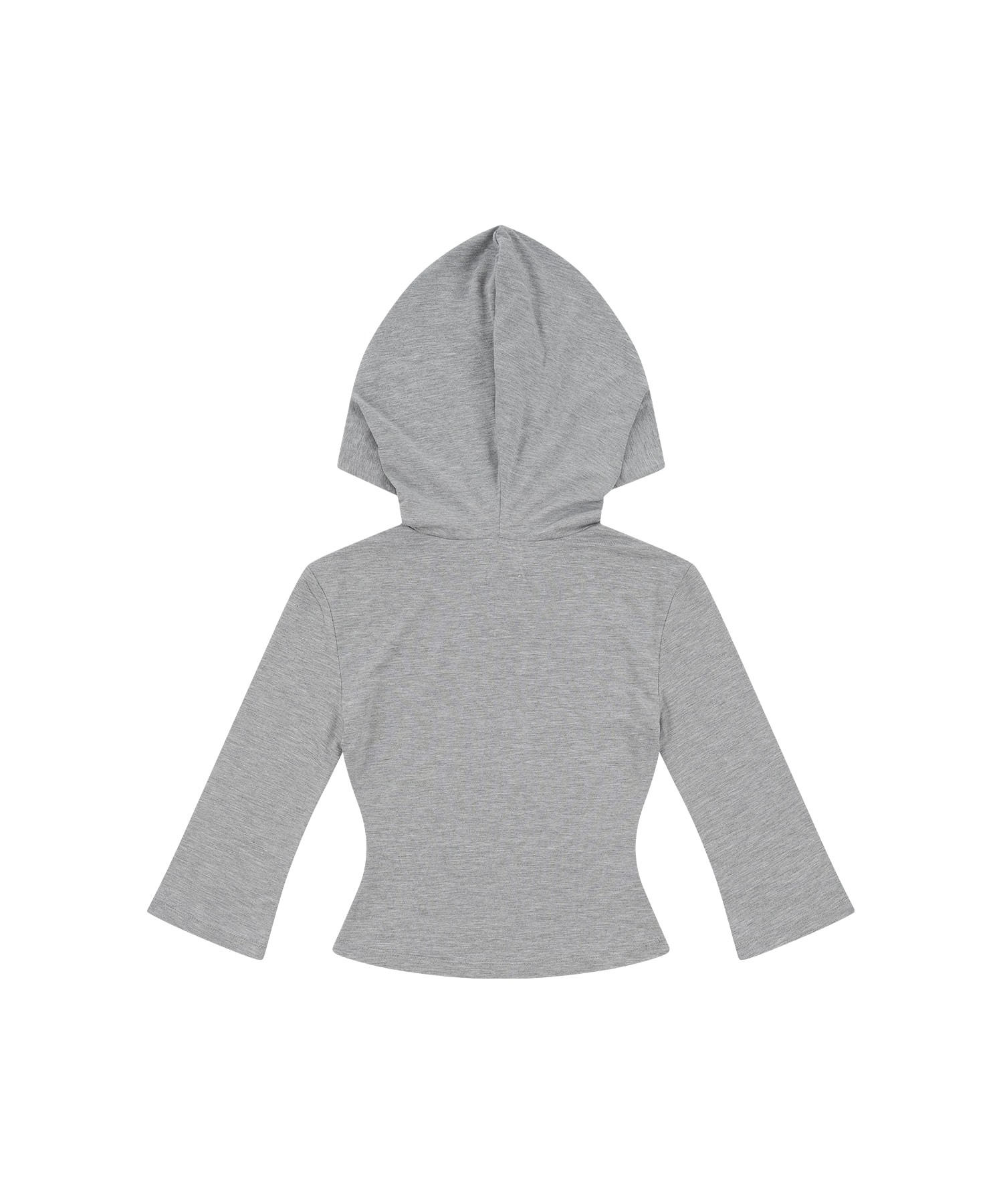 Zen Angel Hoodie Top Grey