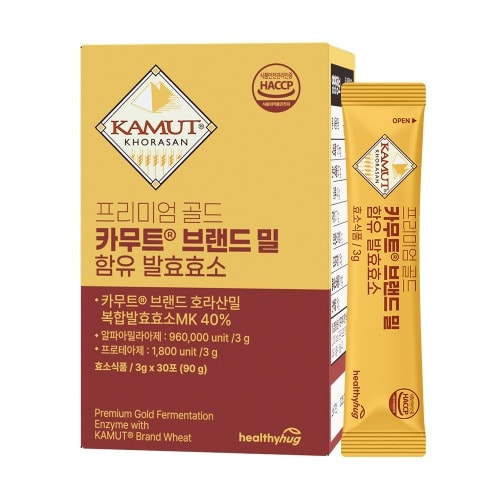 카무트효소 브랜드밀 쌀 곡물 복합발효 3g x 30포 3개