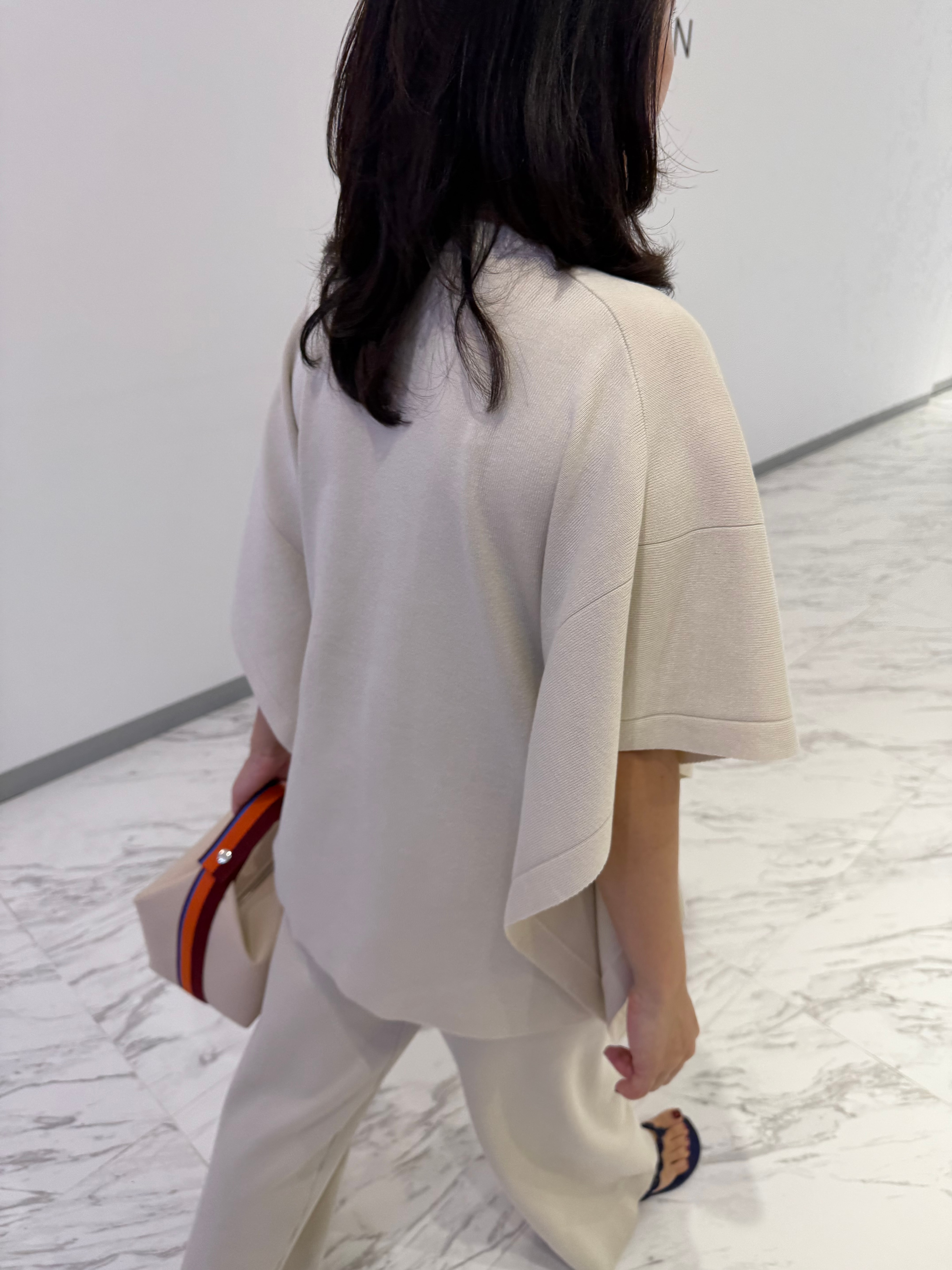 Cape knit set-up