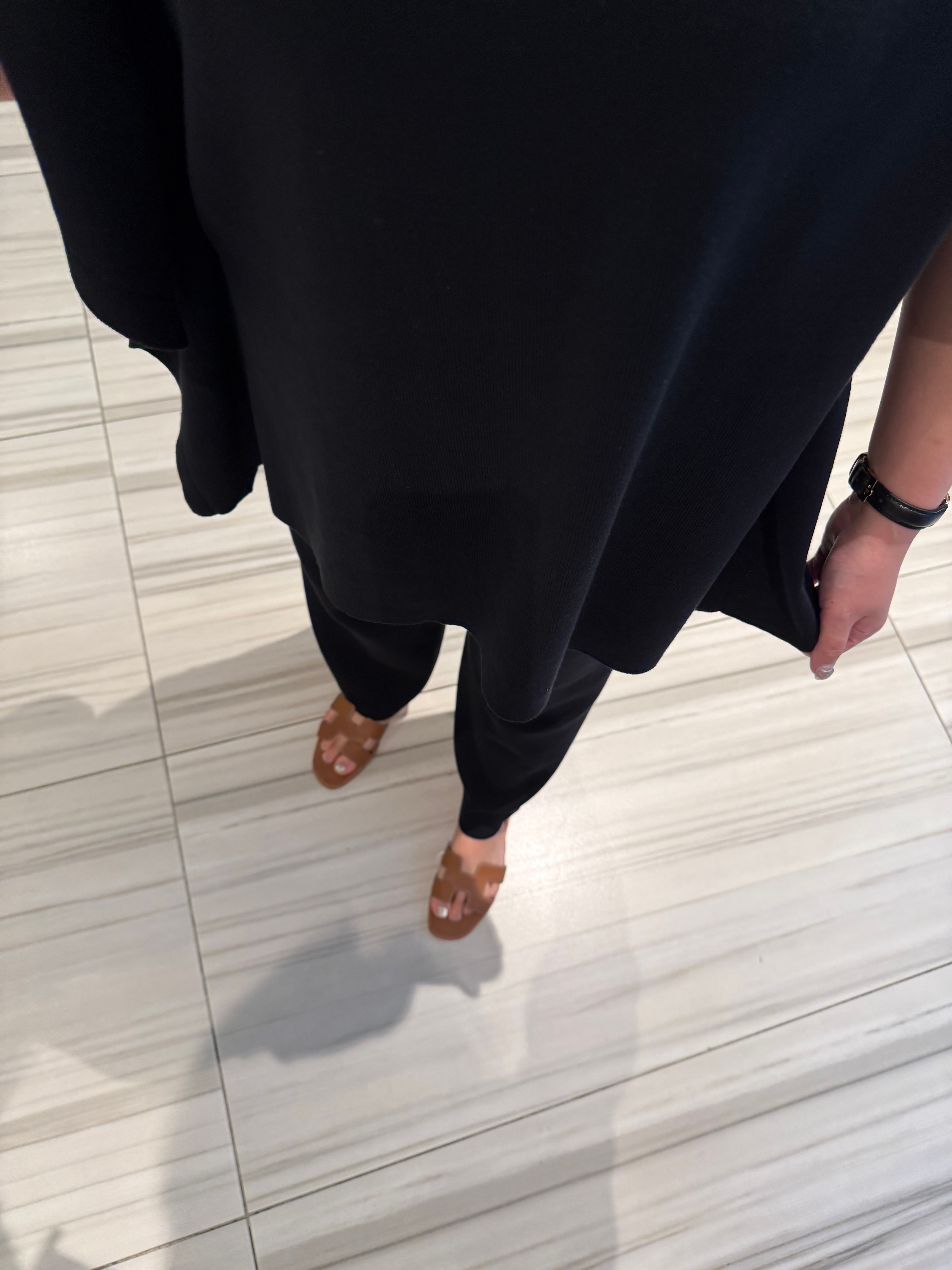 Cape knit set-up