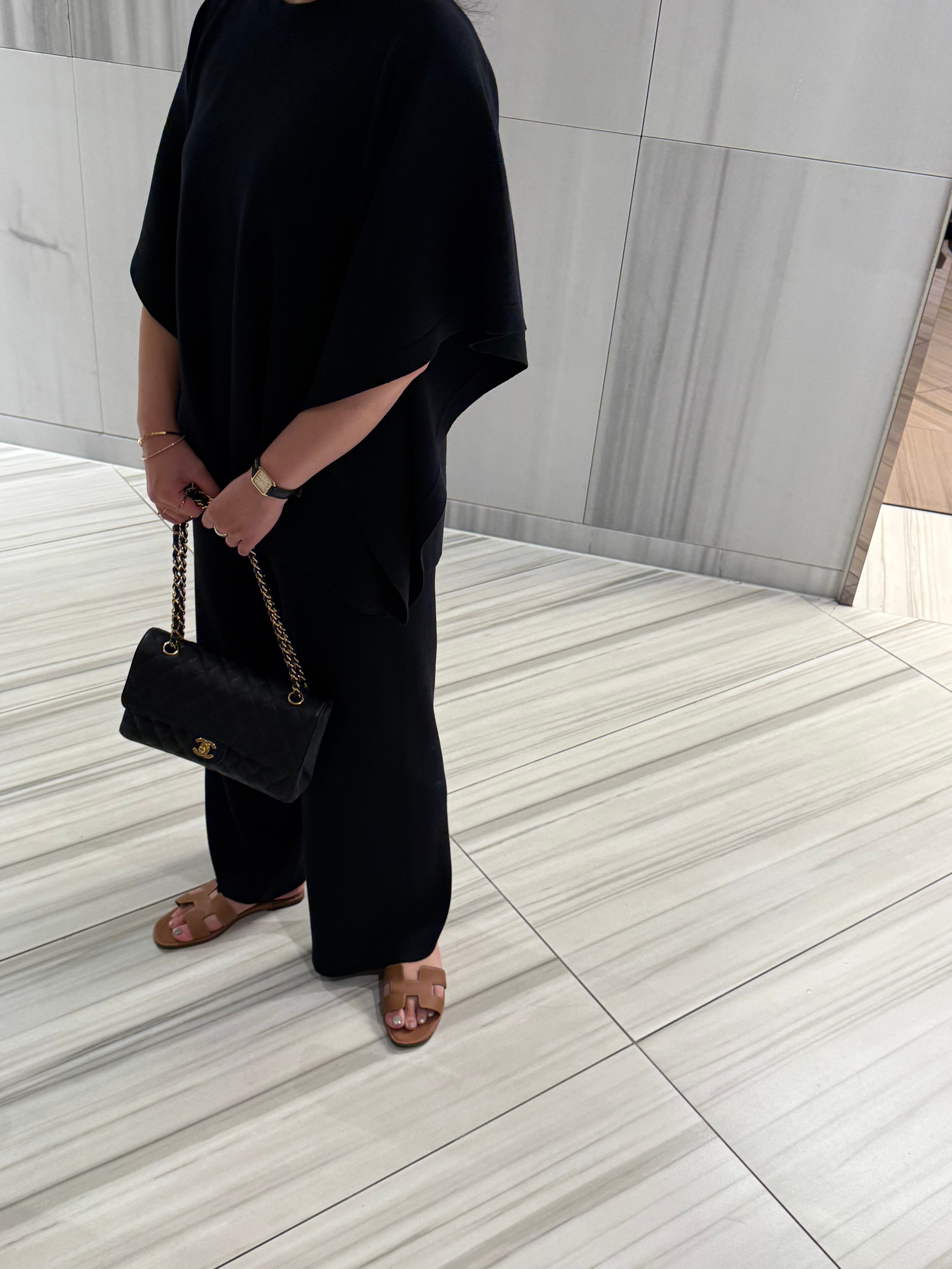 Cape knit set-up