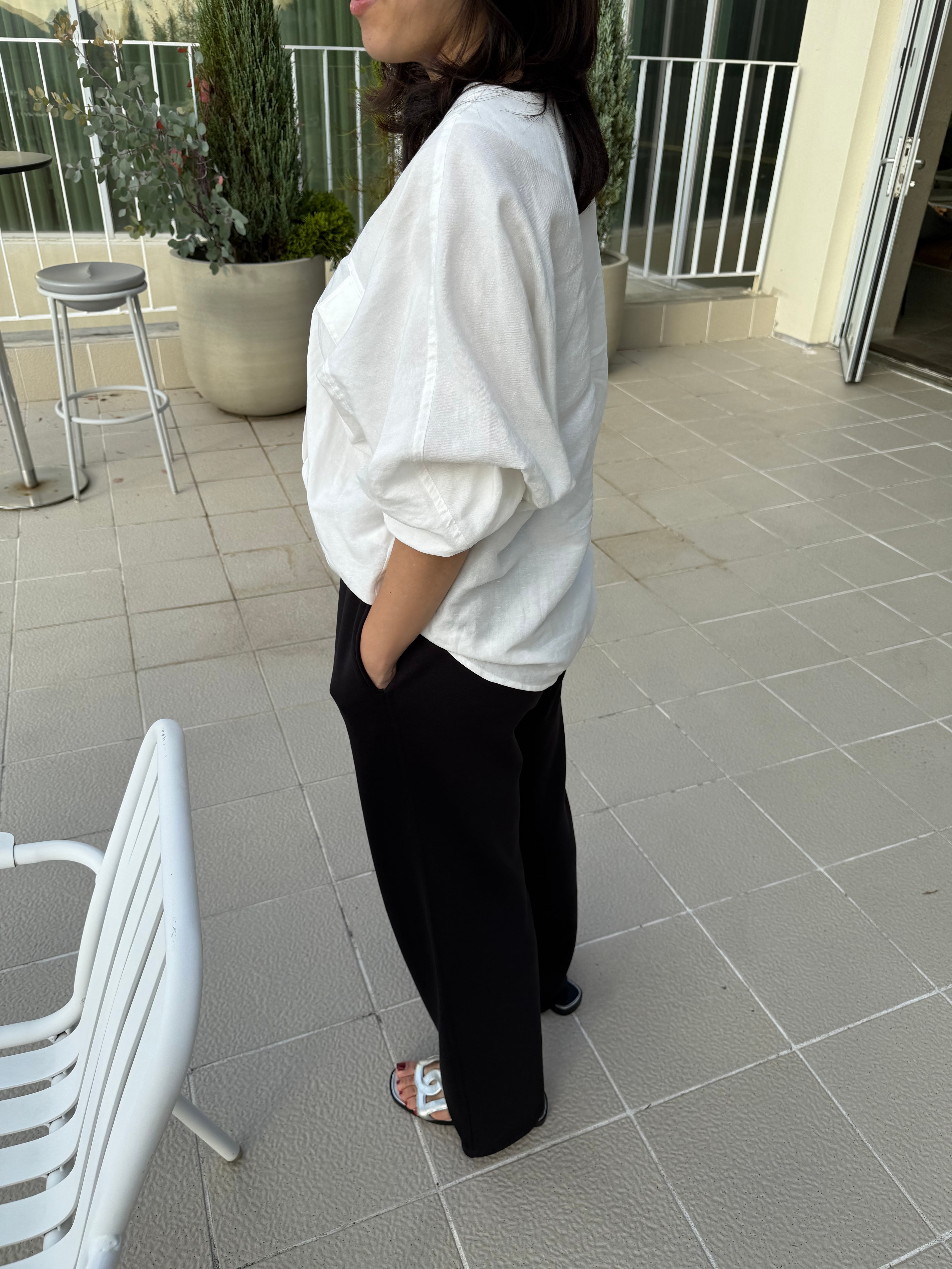 linen blouse (2color)