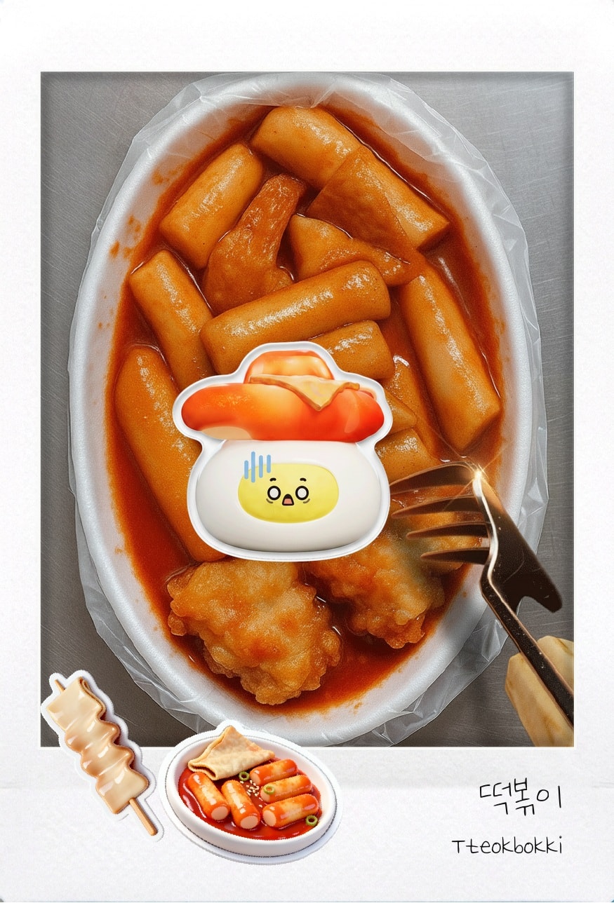 떡볶이 마그넷