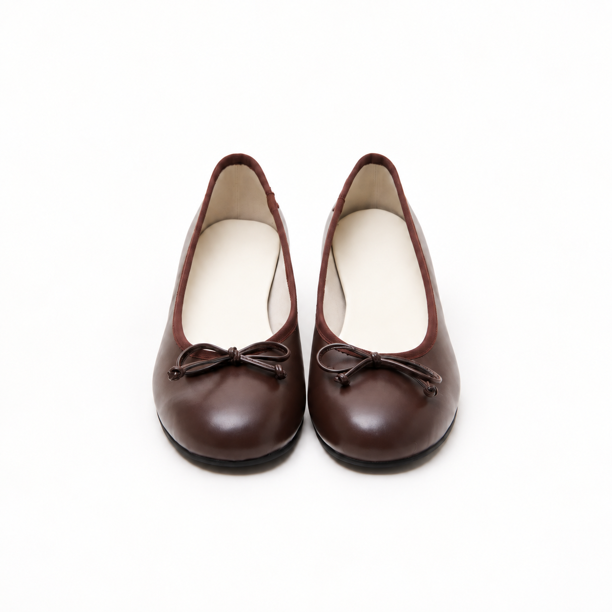Dream Ribbon Flat_Choco (3cm)