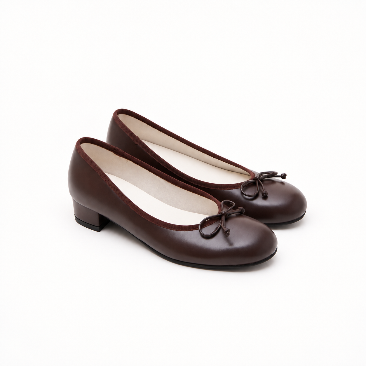 Dream Ribbon Flat_Choco (3cm)