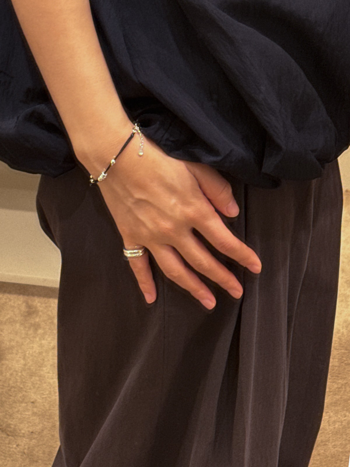 [925 Silver]Heart Code Bracelet