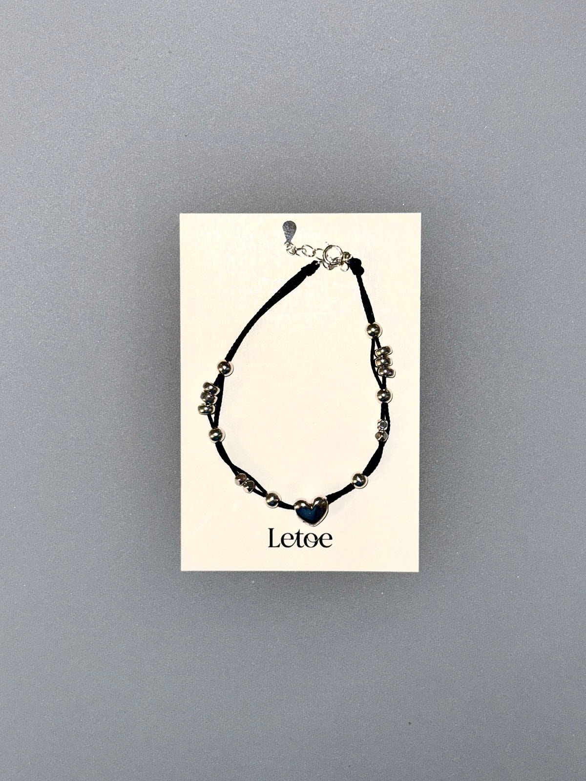 [925 Silver]Heart Code Bracelet