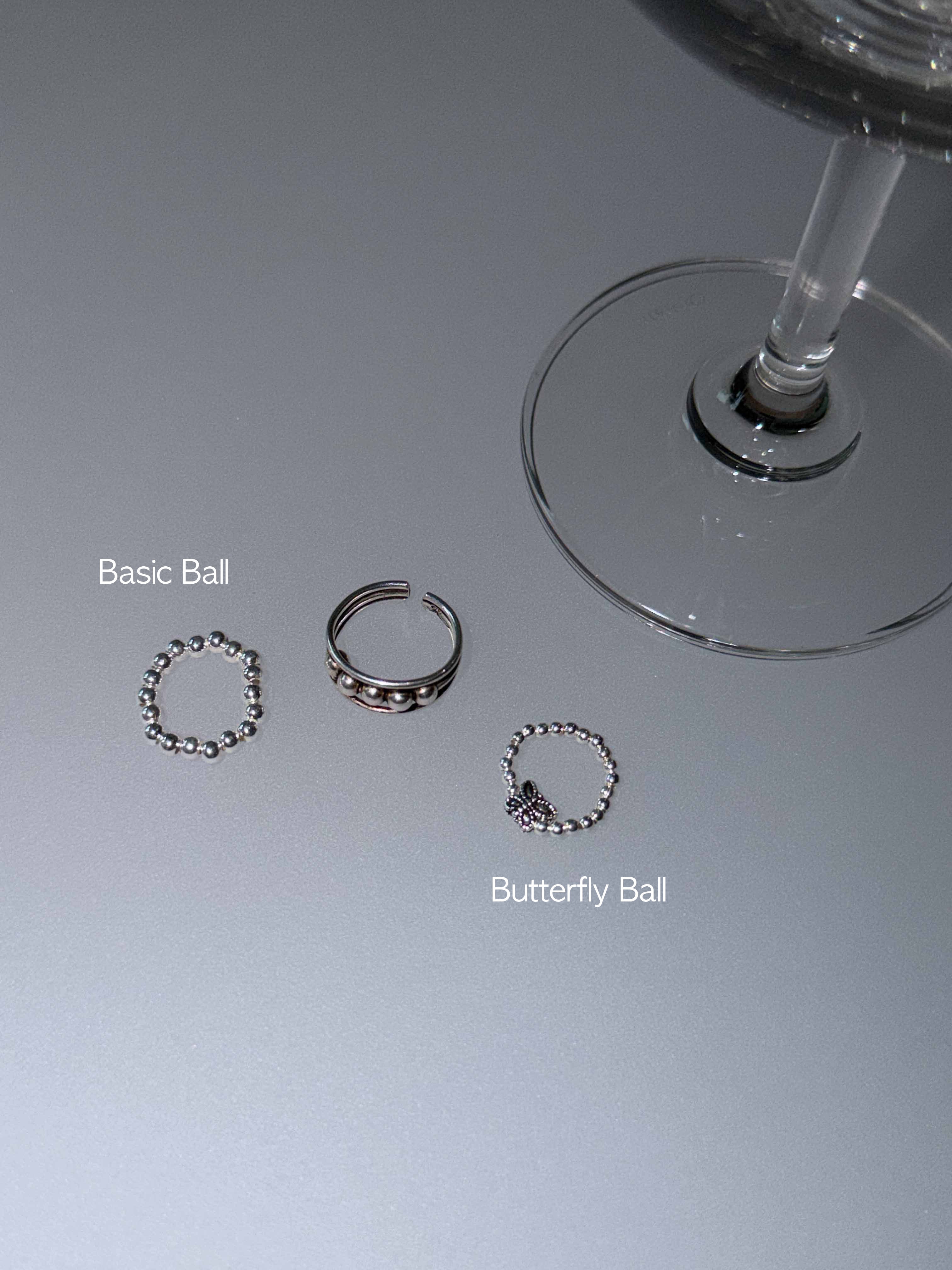 [925 Silver] Basic Ball Toe Ring