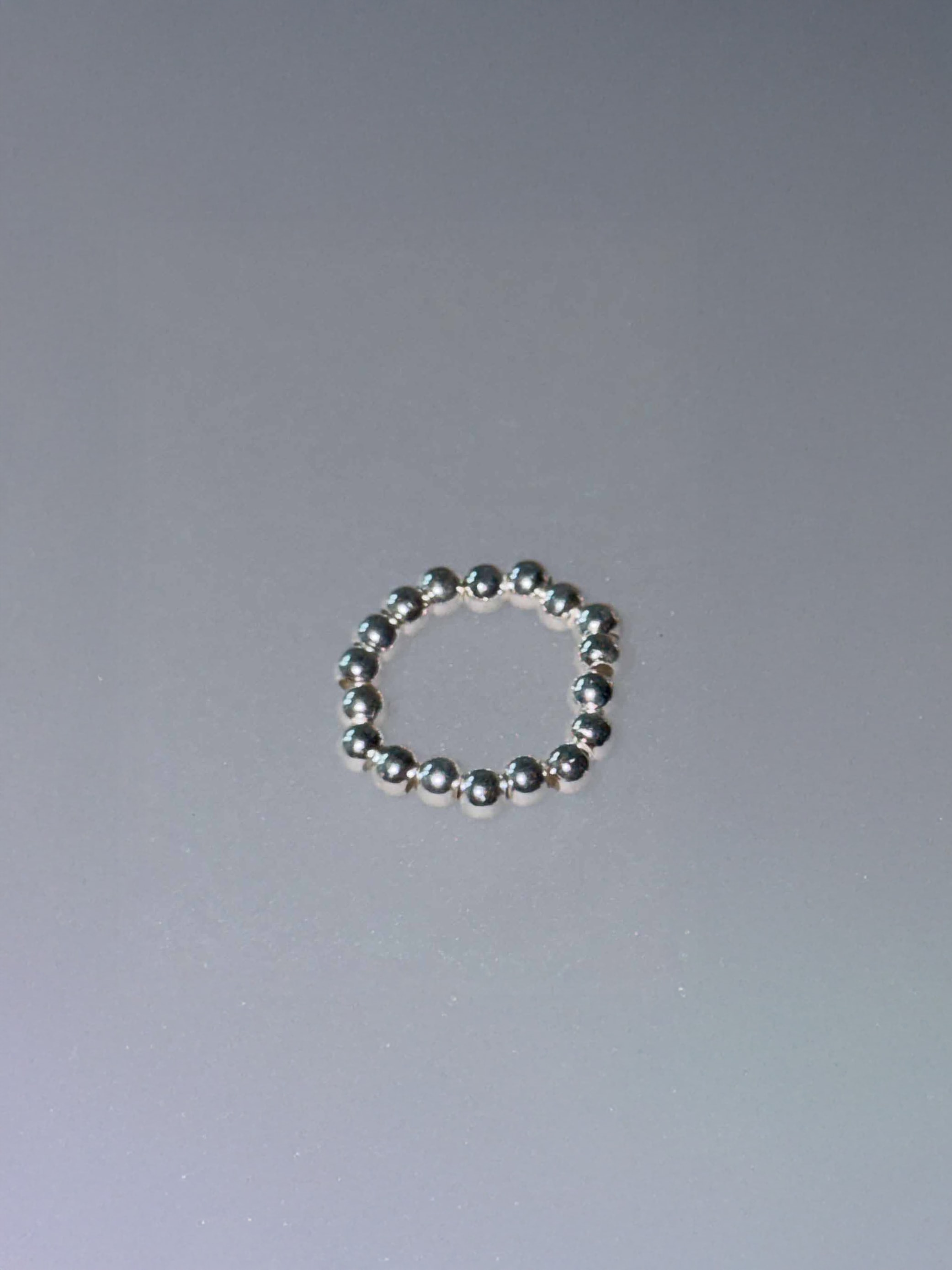 [925 Silver] Basic Ball Toe Ring