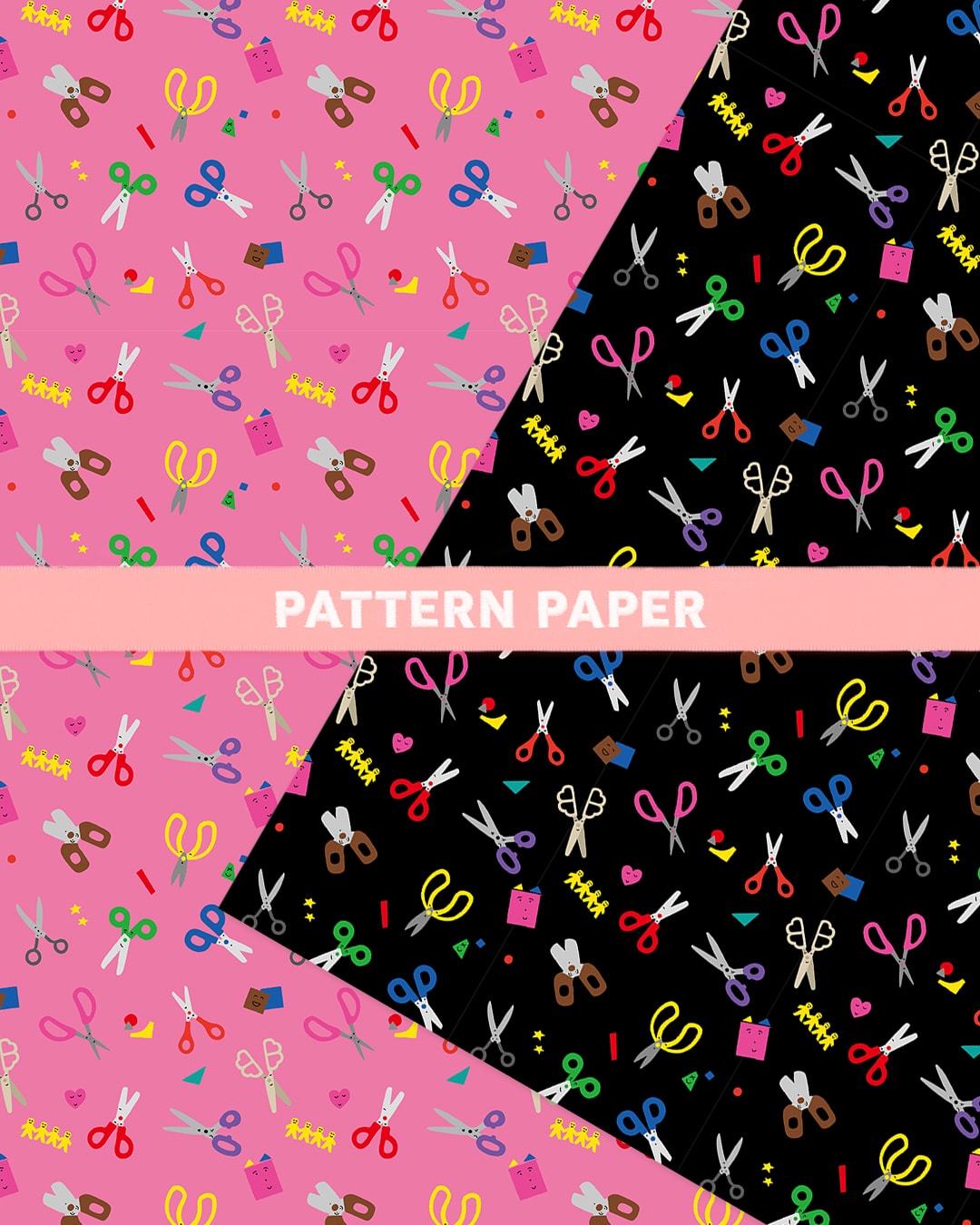PATTERN PAPER 가위