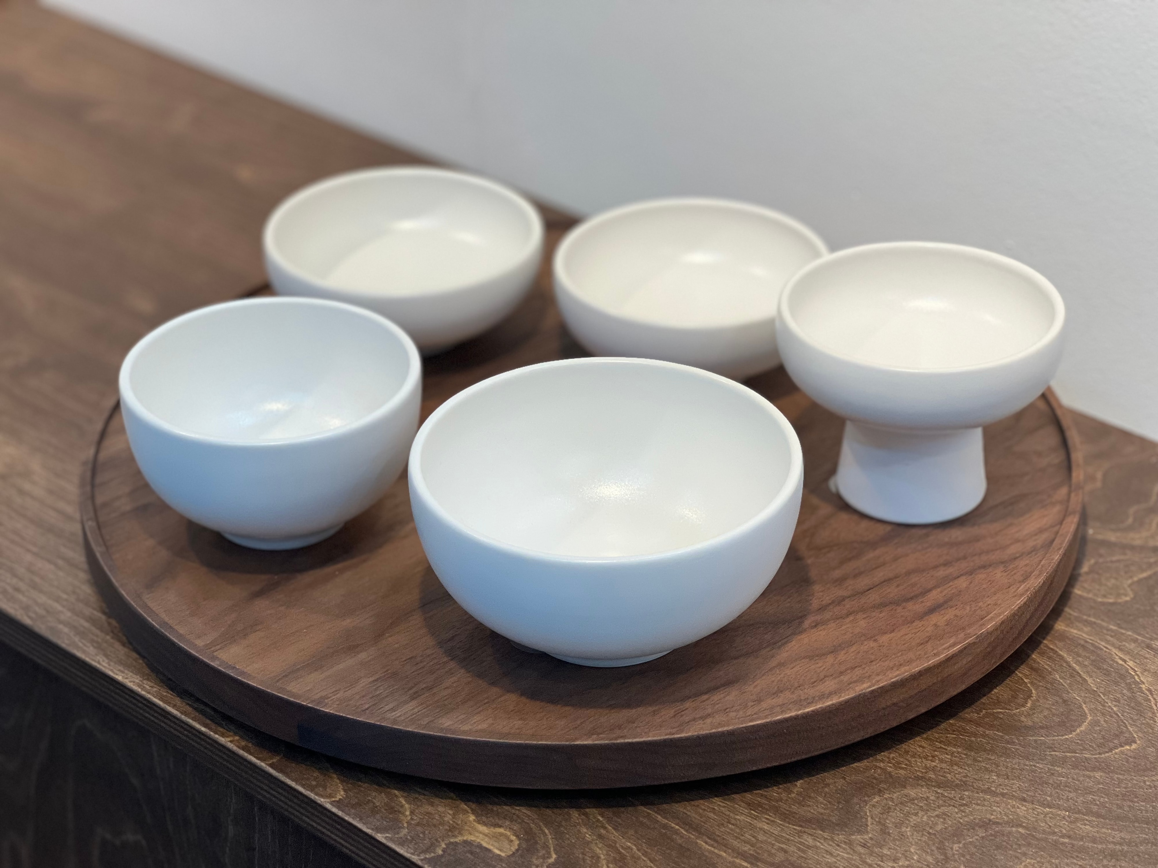 백자 라인 반상기 세트