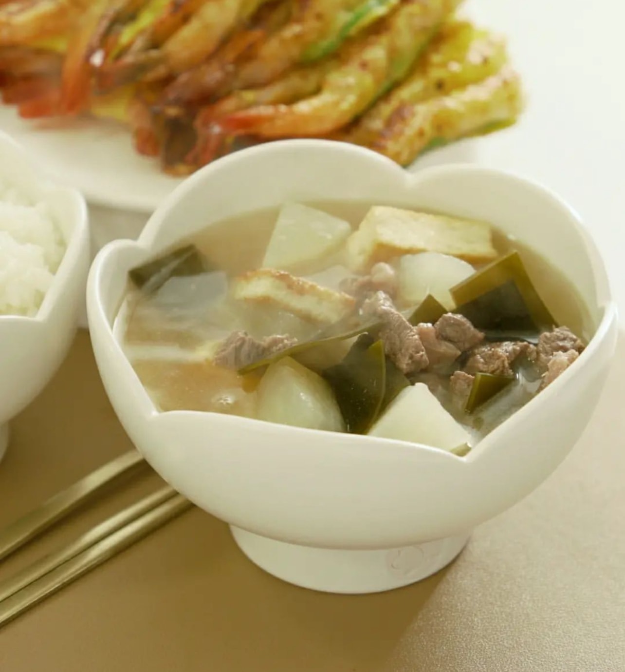 백자 꽃볼,오잎 반상기세트 (타입 선택)