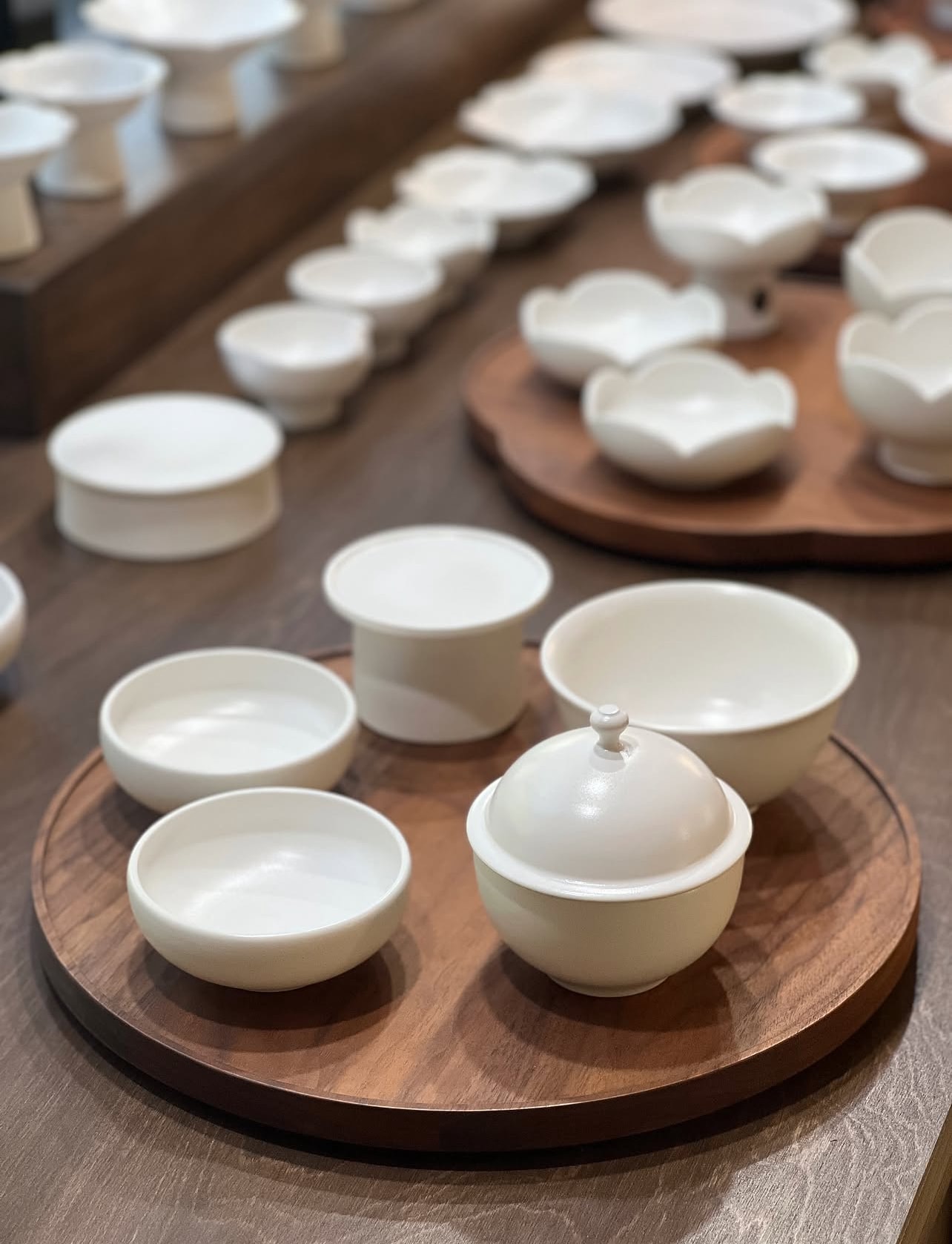 백자 반상기 세트