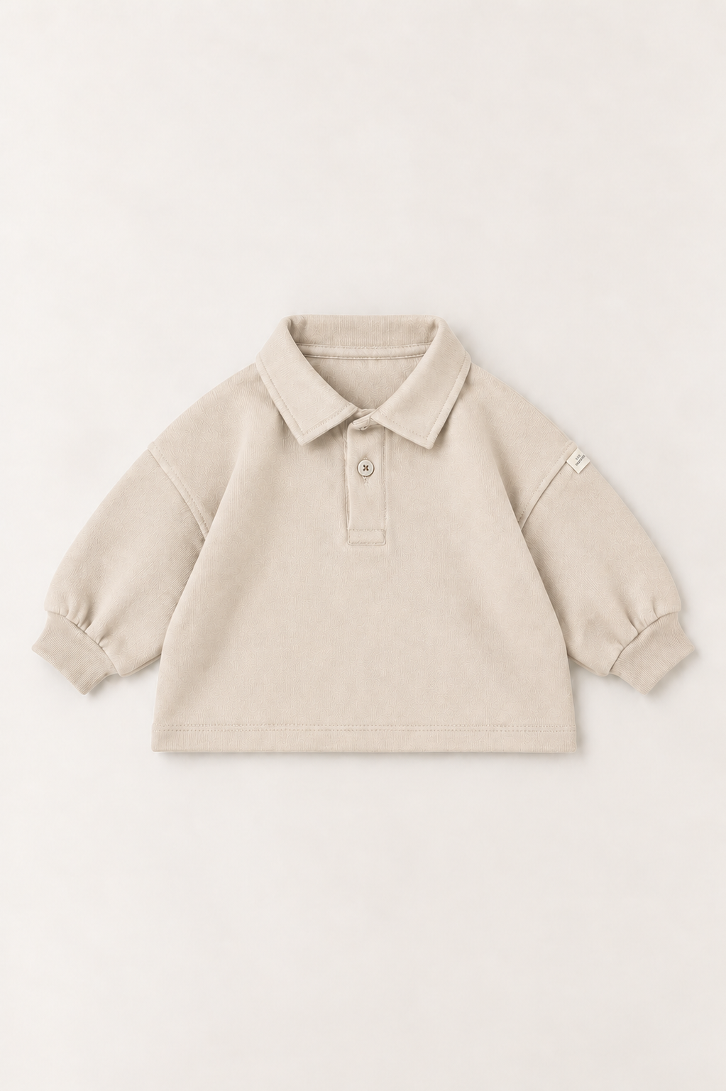 Sunday Polo Sweatshirt - Almond