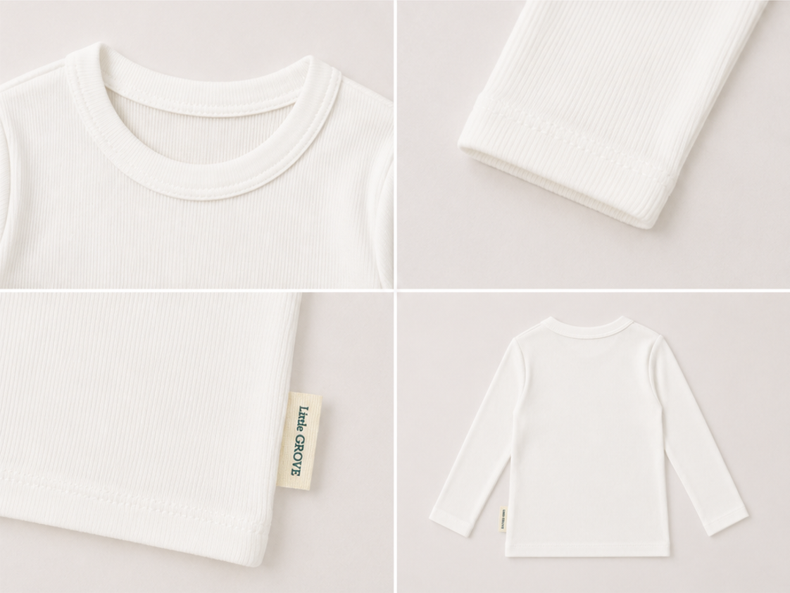 Tencel Skinny Tee - Off White