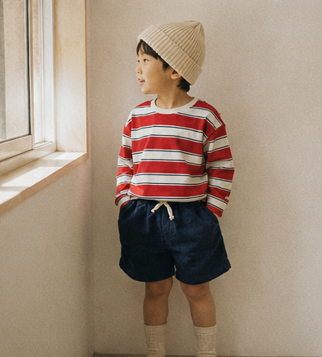 Rory Stripe Tee - Red