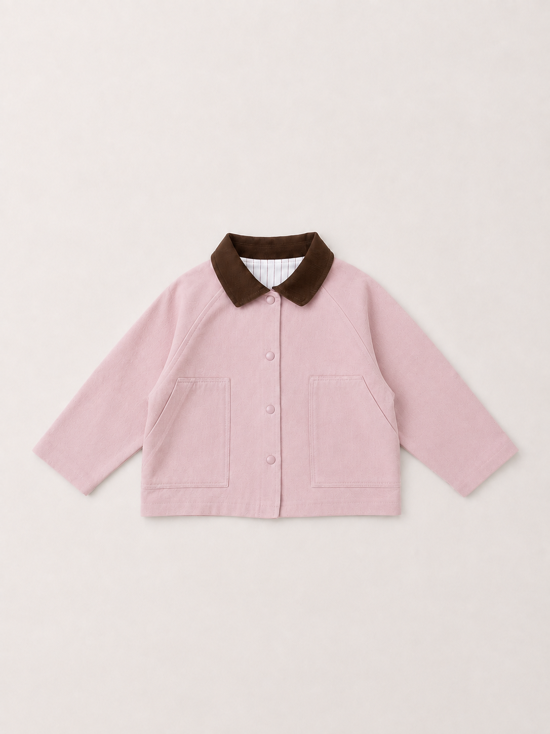Atelier Work Jacket - Dusty Pink & Brown