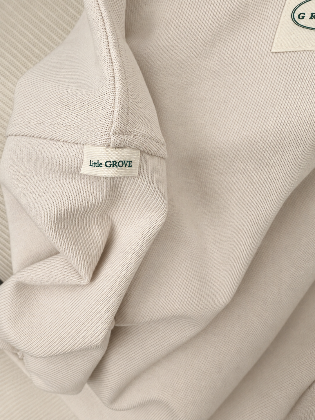 Sunday Polo Sweatshirt - Almond