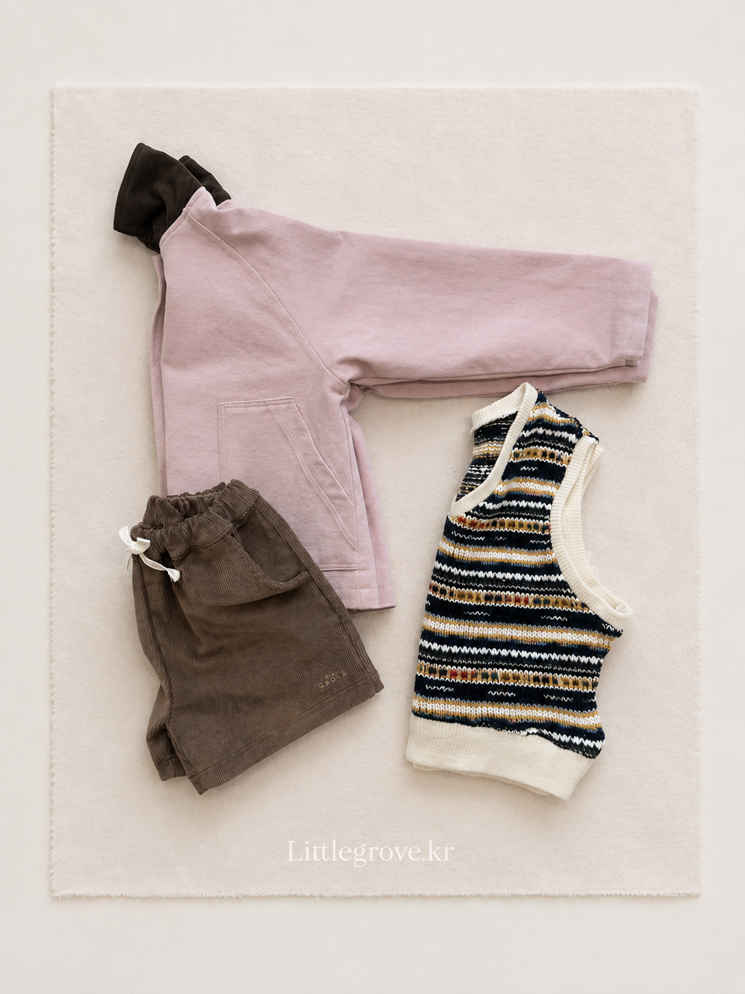 Atelier Work Jacket - Dusty Pink & Brown