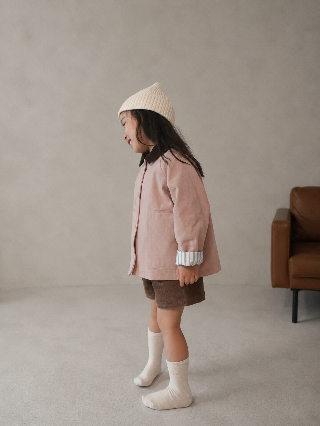 Oliver Cord Shorts - Brown