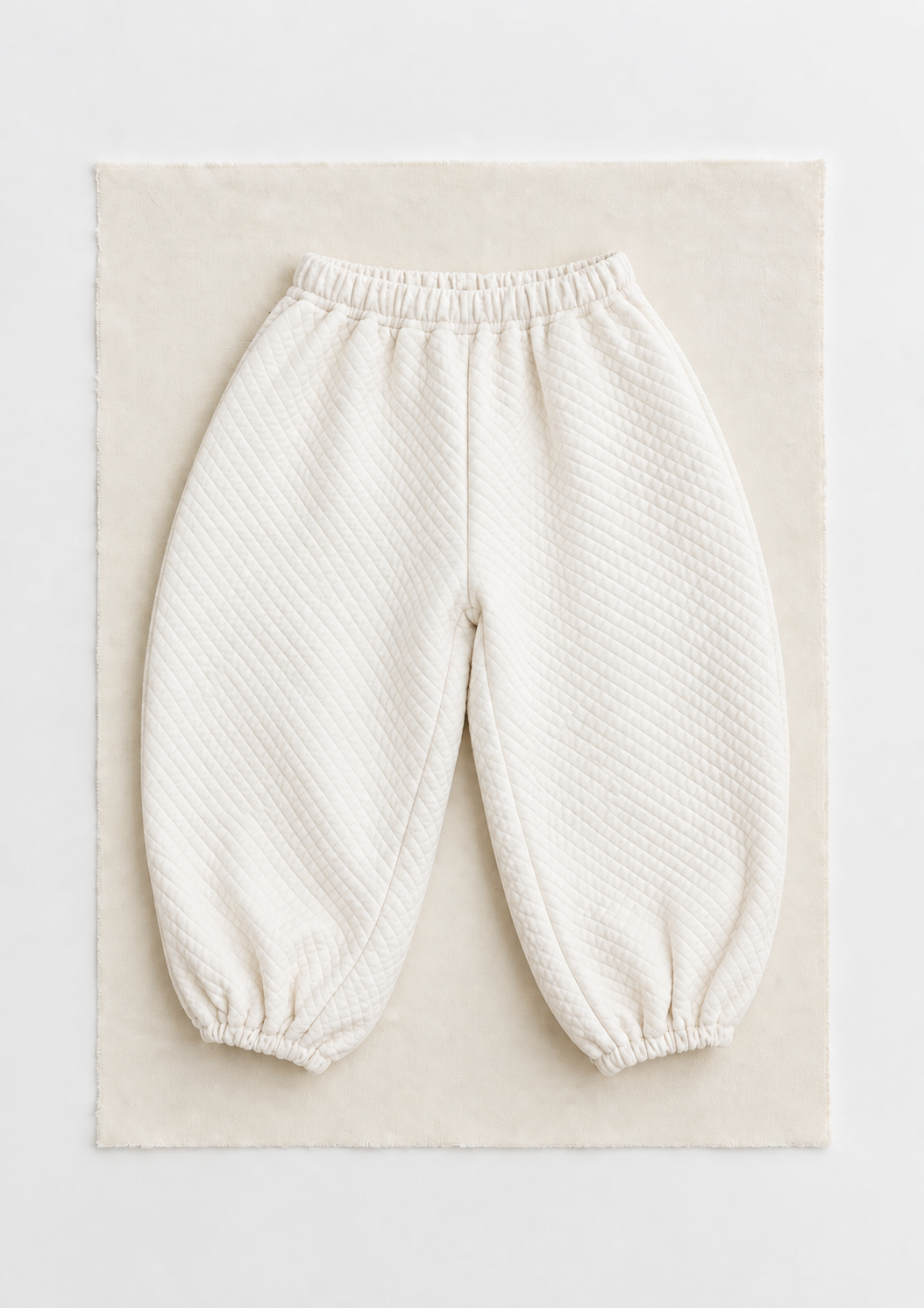 Organic bamboo quilted jogger