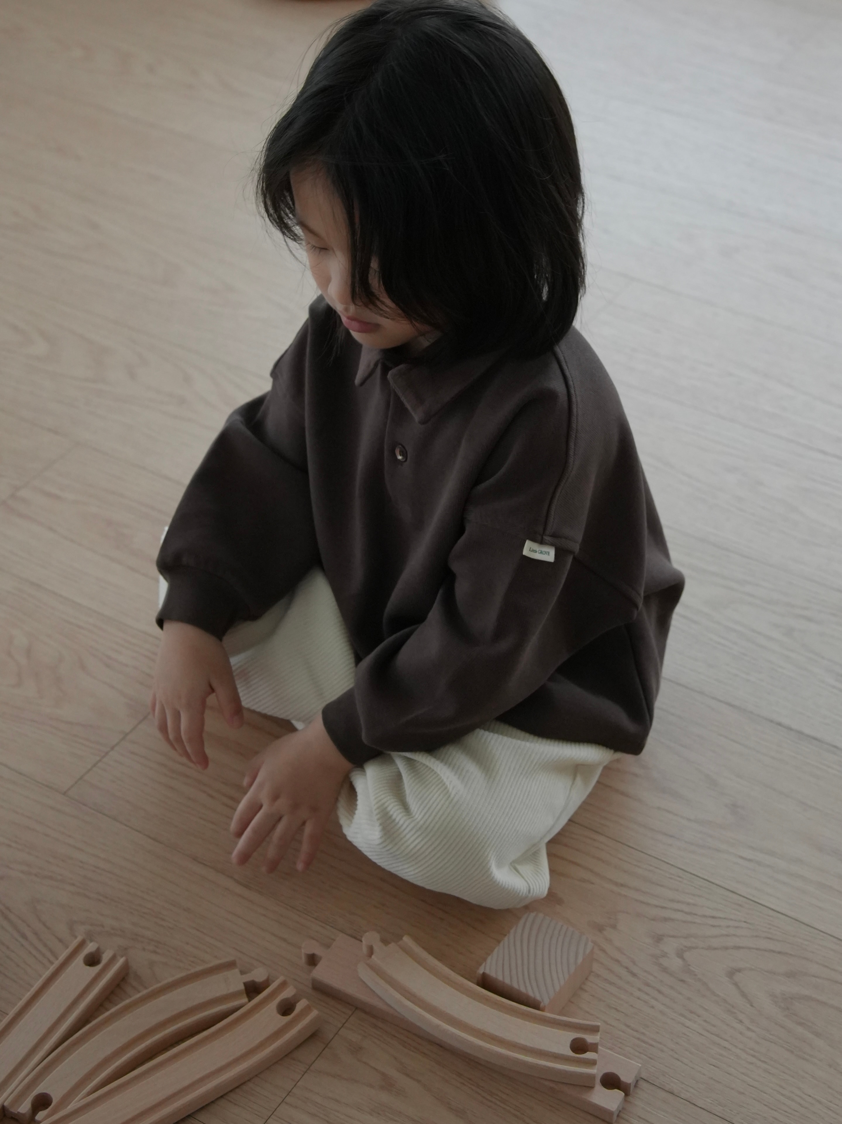 Sunday Polo Sweatshirt - Choco