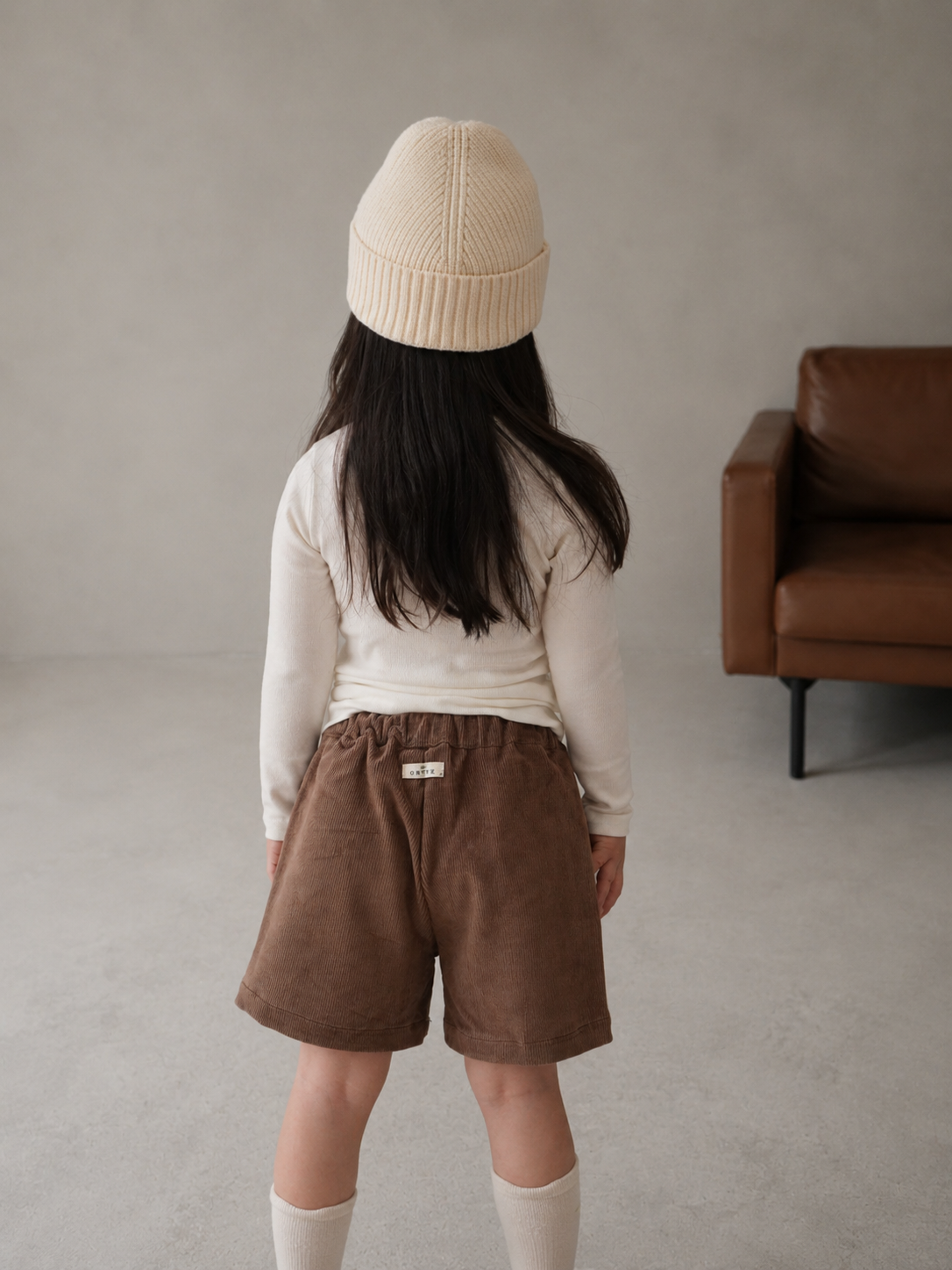 Oliver Cord Shorts - Brown