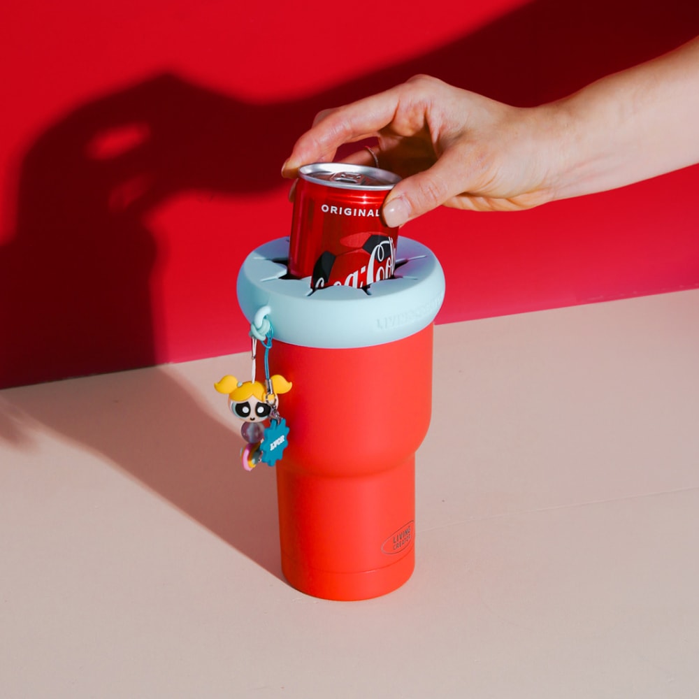 [9/10 예약배송] 지켜텀 MINI 670ml Pastel Blue&Red