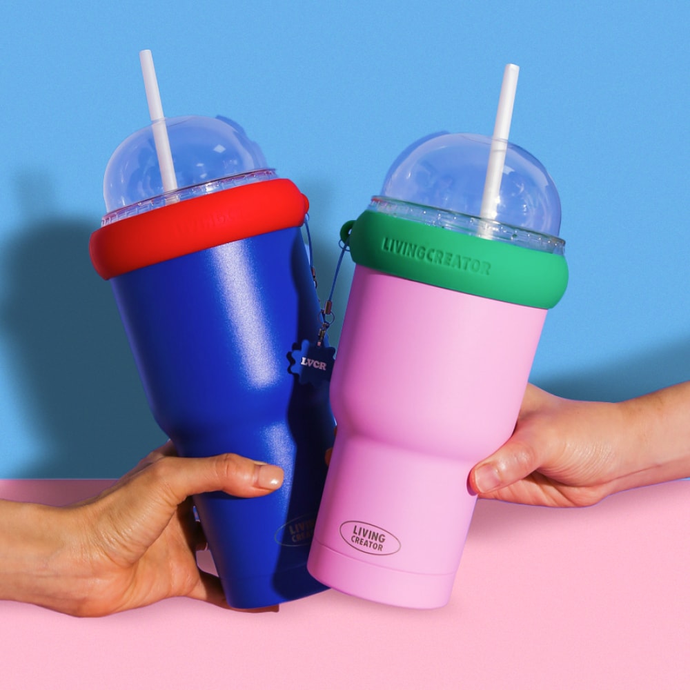 [9/10 예약배송] 지켜텀 MINI 670ml Pastel Blue&Red