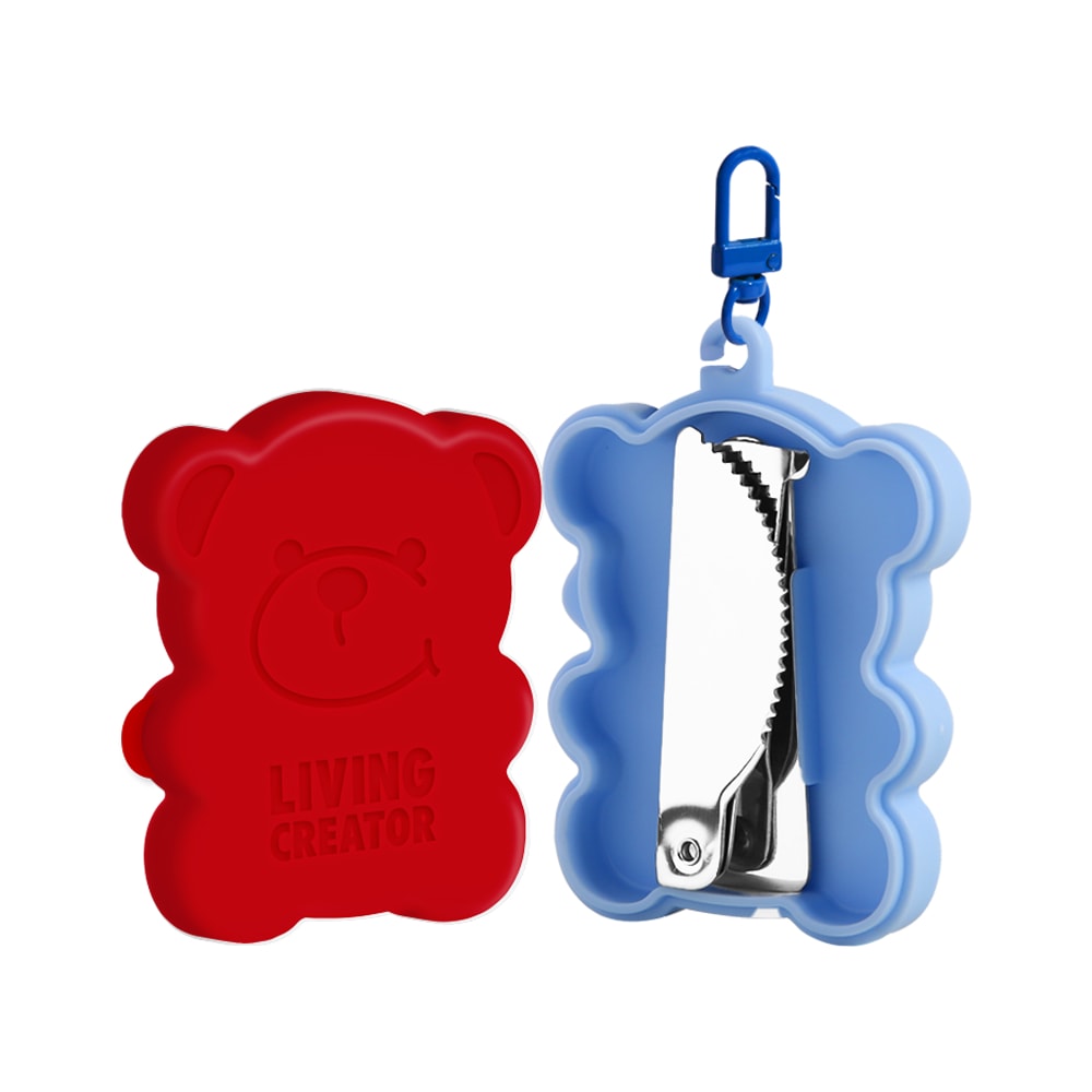 리크러링 나이프 Red&Pastel Blue