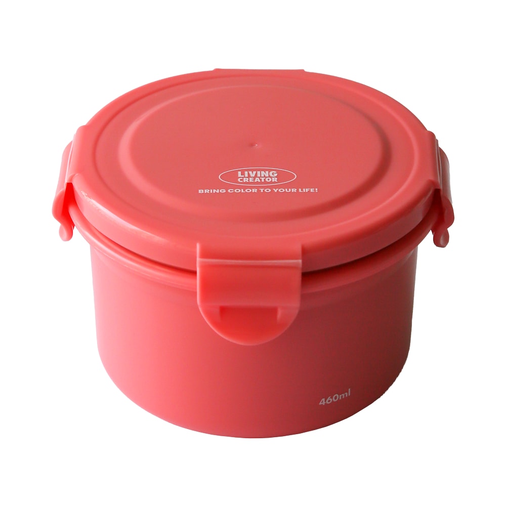 원형 지켜텐 460ml Coral (실리콘 칸막이 불포함)