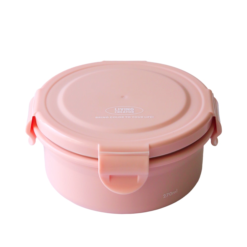 원형 지켜텐 270ml Mute Pink (실리콘 칸막이 불포함)