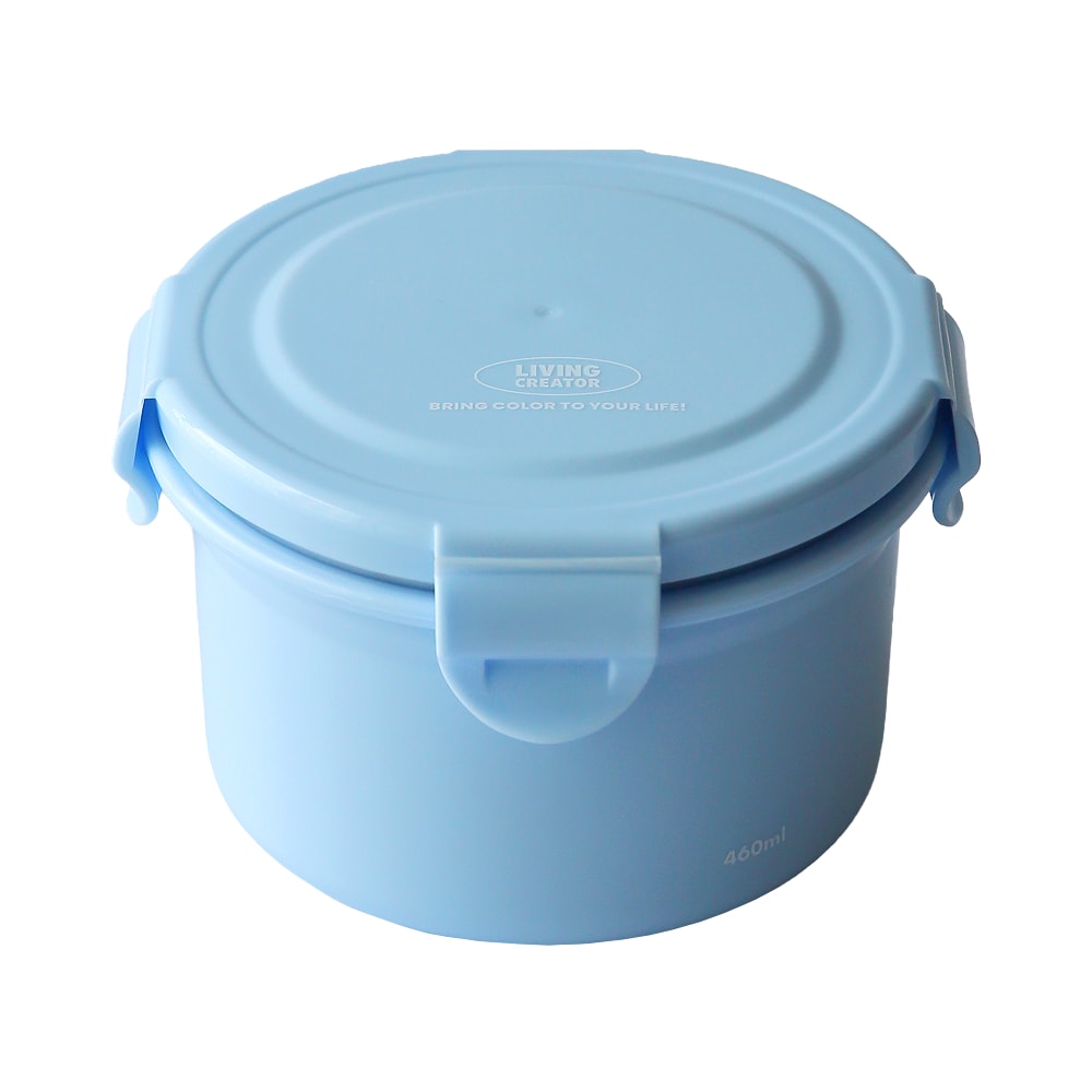 원형 지켜텐 460ml Pastel Blue (실리콘 칸막이 불포함)