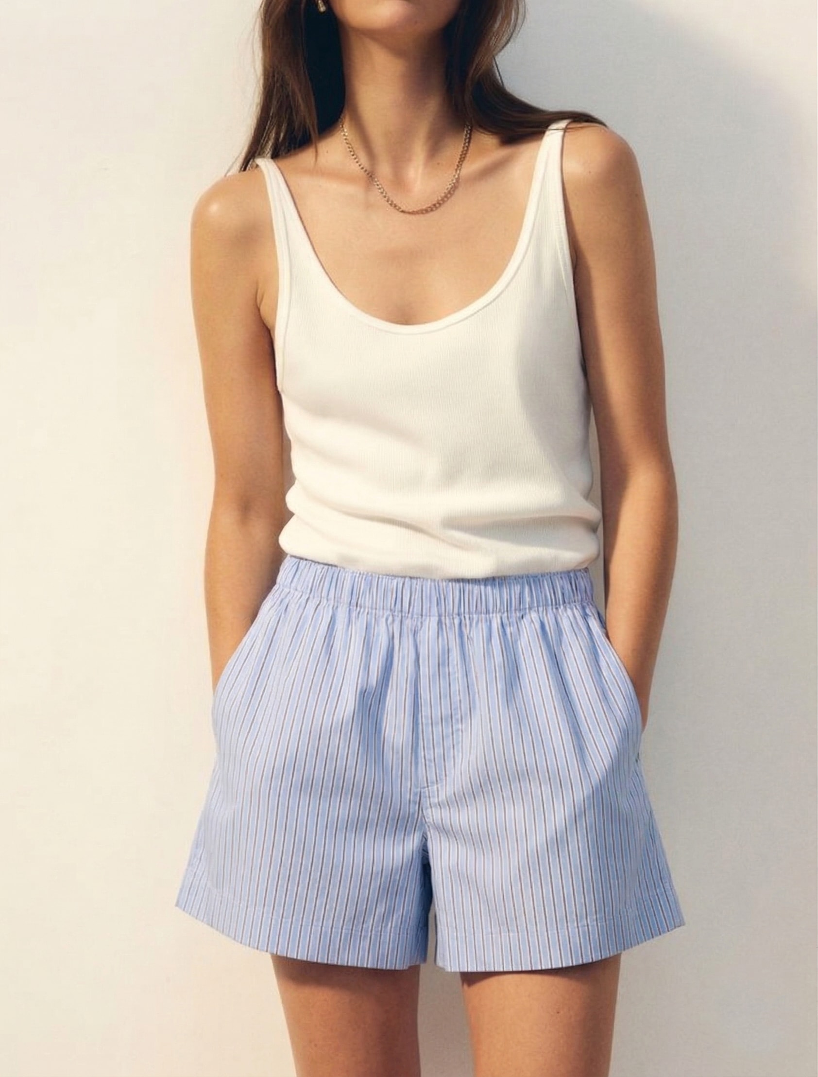 *품절임박* W'S STRIPE SHORTS (Adult)