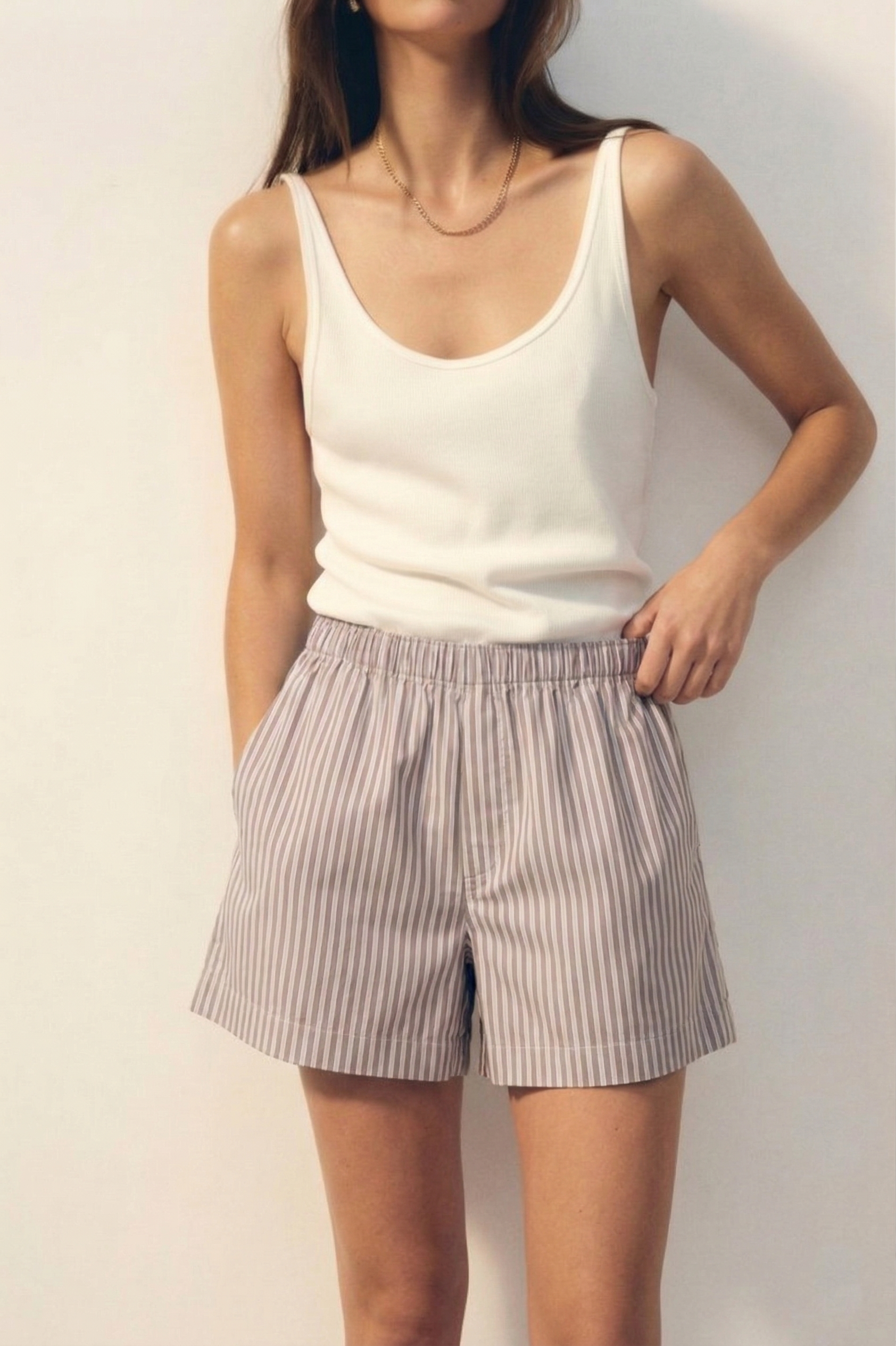 *품절임박* W'S STRIPE SHORTS (Adult)