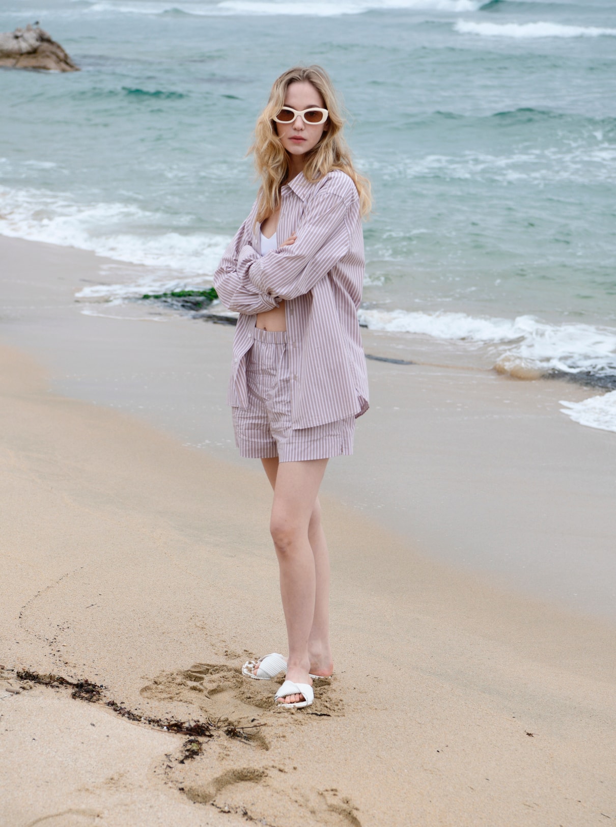 *품절임박* W'S STRIPE SHORTS (Adult)
