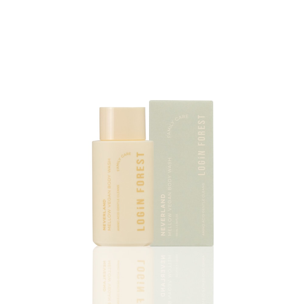 로그인 포레스트 네버랜드 비건 바디 워시&로션 100ml 패밀리 케어 세트