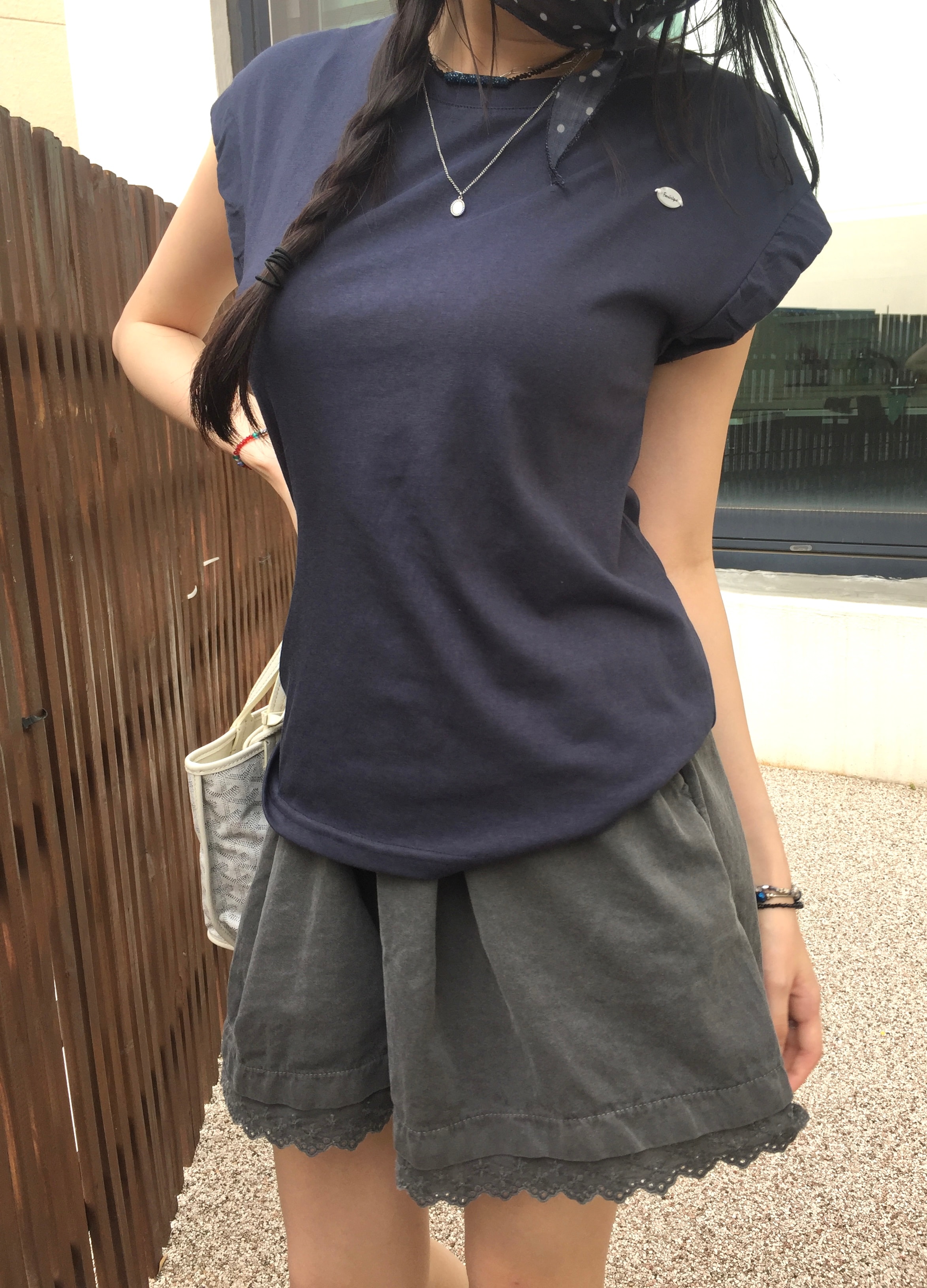 쁘띠캡 티셔츠