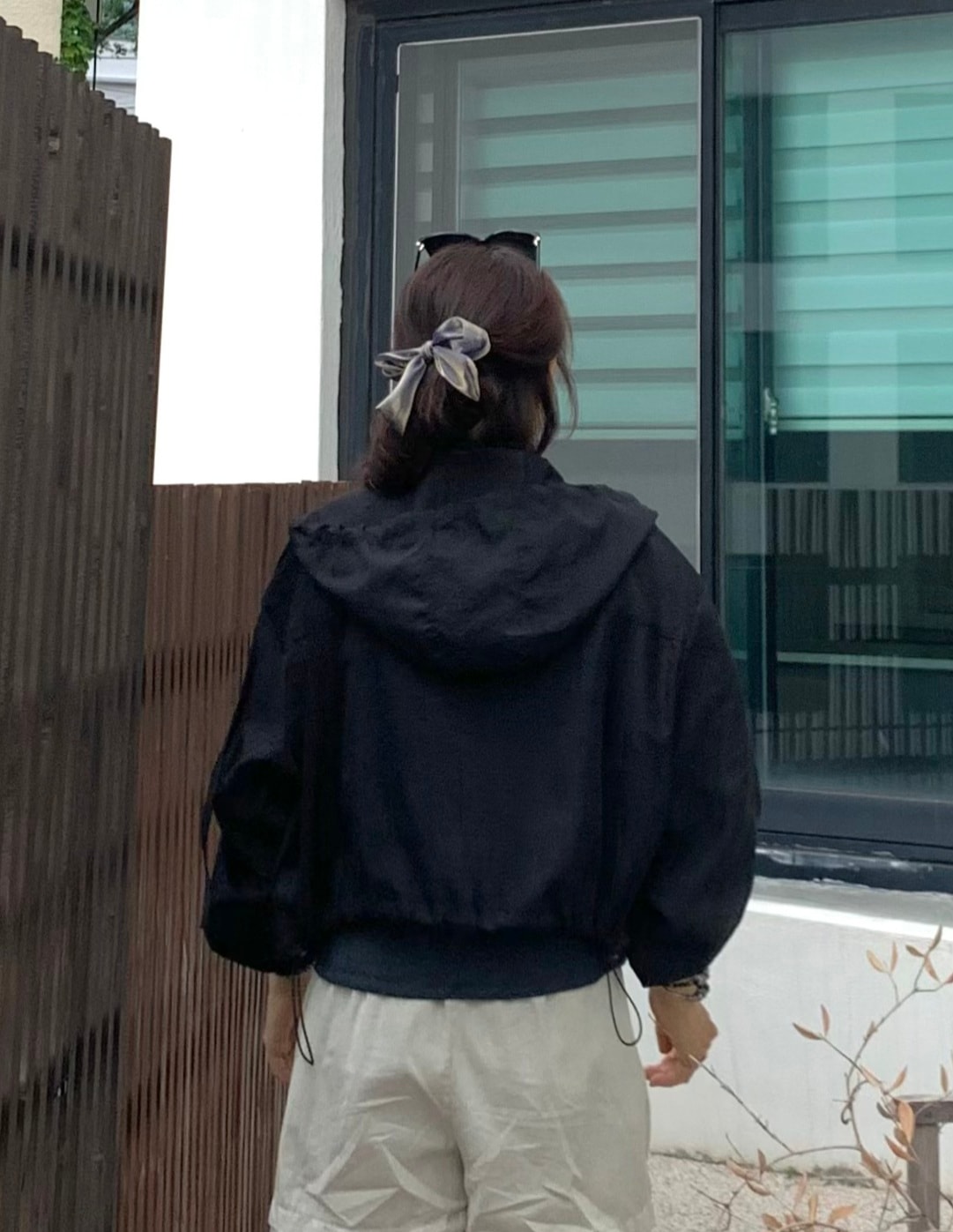 텐셀 시스루후드집업