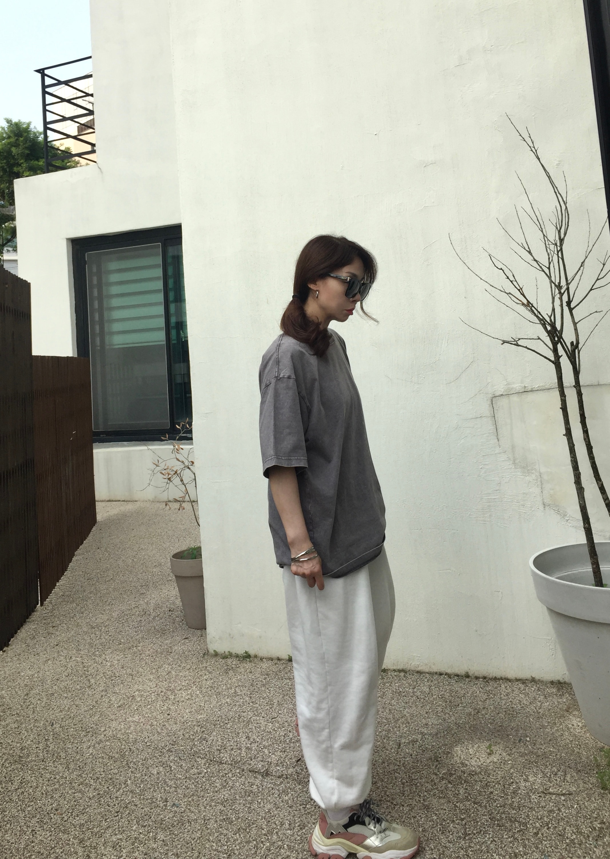 면워싱 박스티