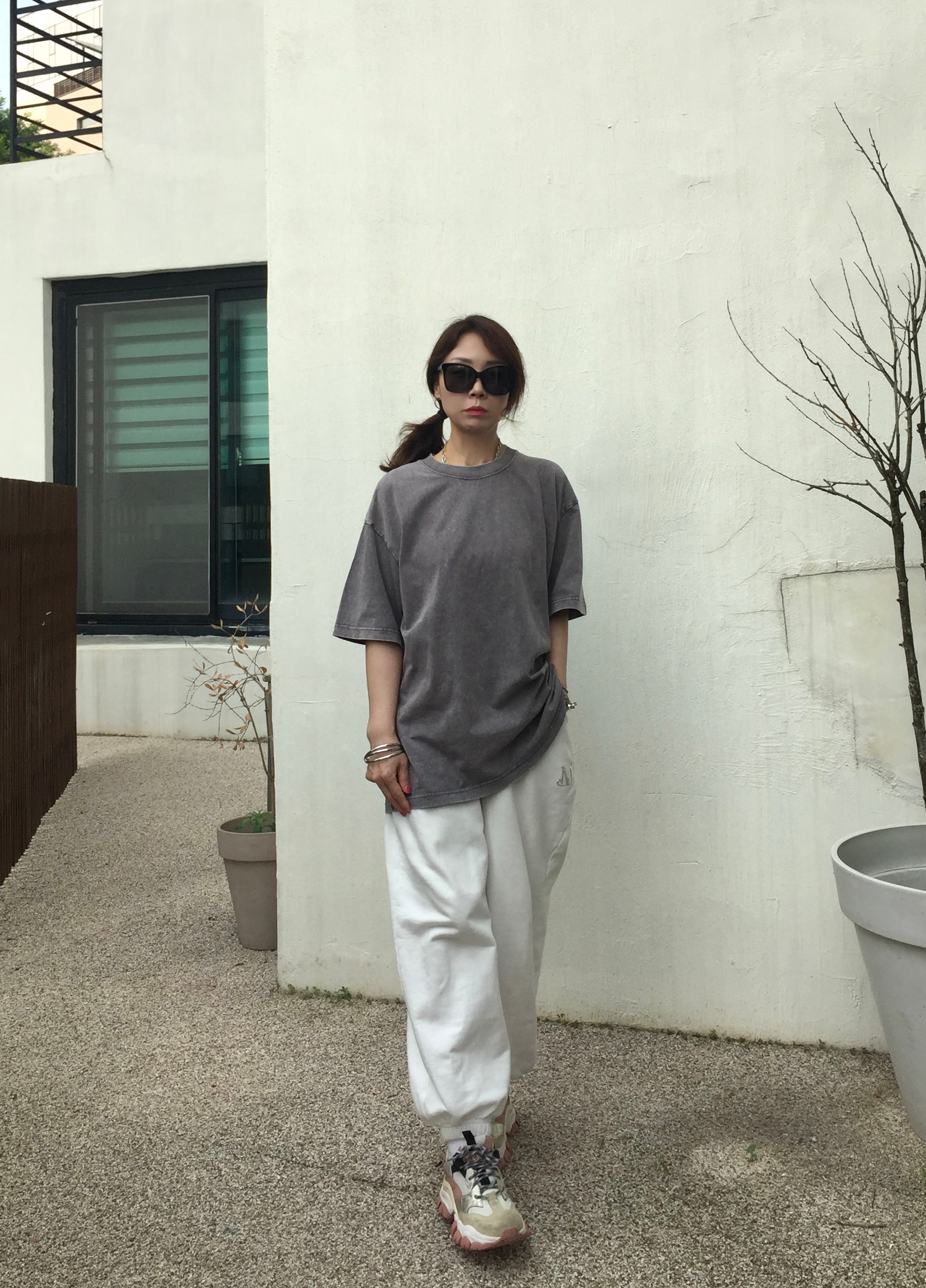 면워싱 박스티