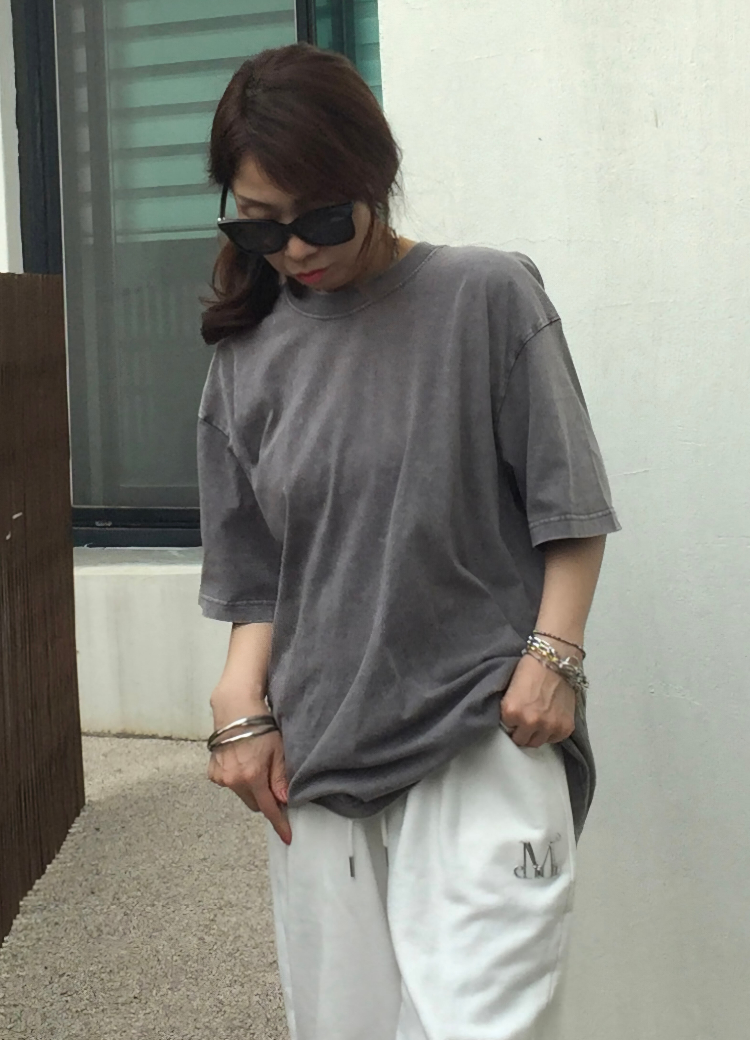 면워싱 박스티